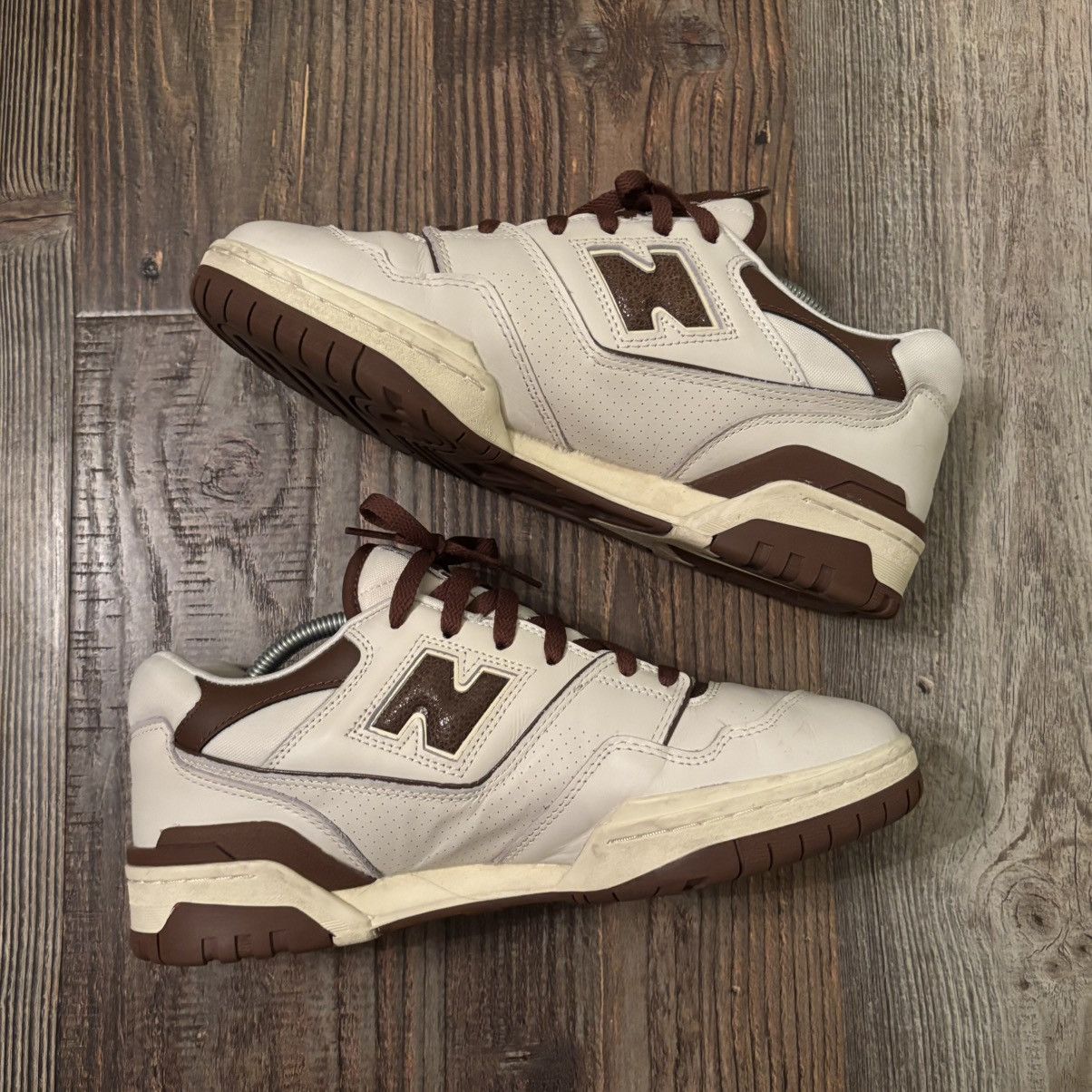 Aime Leon Dore × New Balance New Balance x Aime Leon Dore 550 White Brown Size US 10.5 / EU 43-44 - 2 Thumbnail