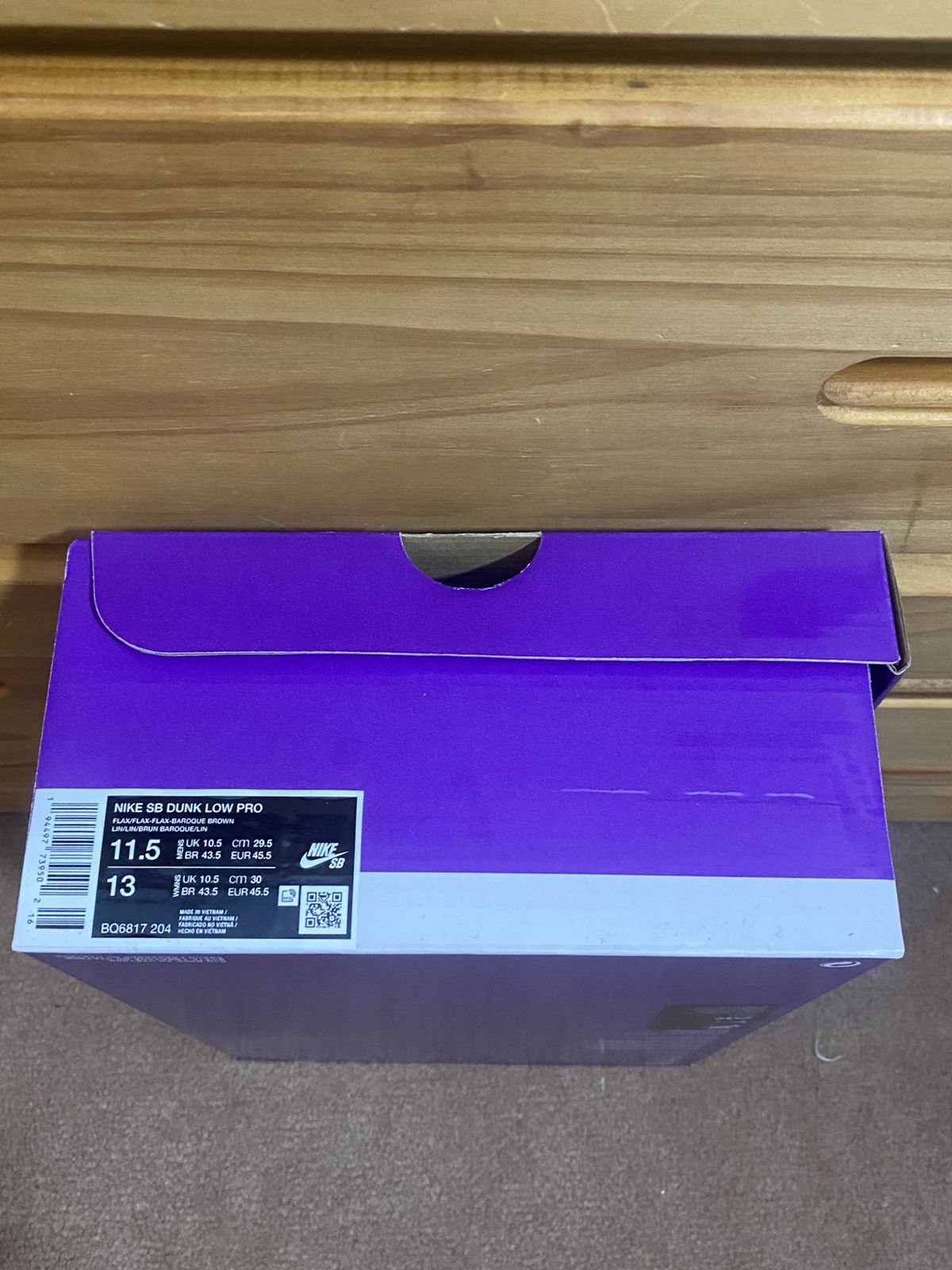 Nike SB Nike SB Dunk Low Wheat Mocha Size 11.5 Size US 11.5 / EU 44-45 - 10 Thumbnail