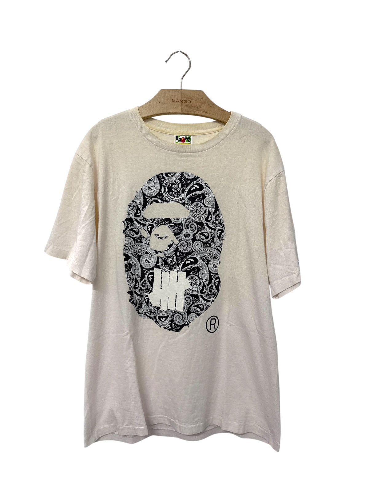 Bape × Undefeated Bape x Undefeated Big Head Bandana Tee Size US L / EU 52-54 / 3 - 1 Thumbnail