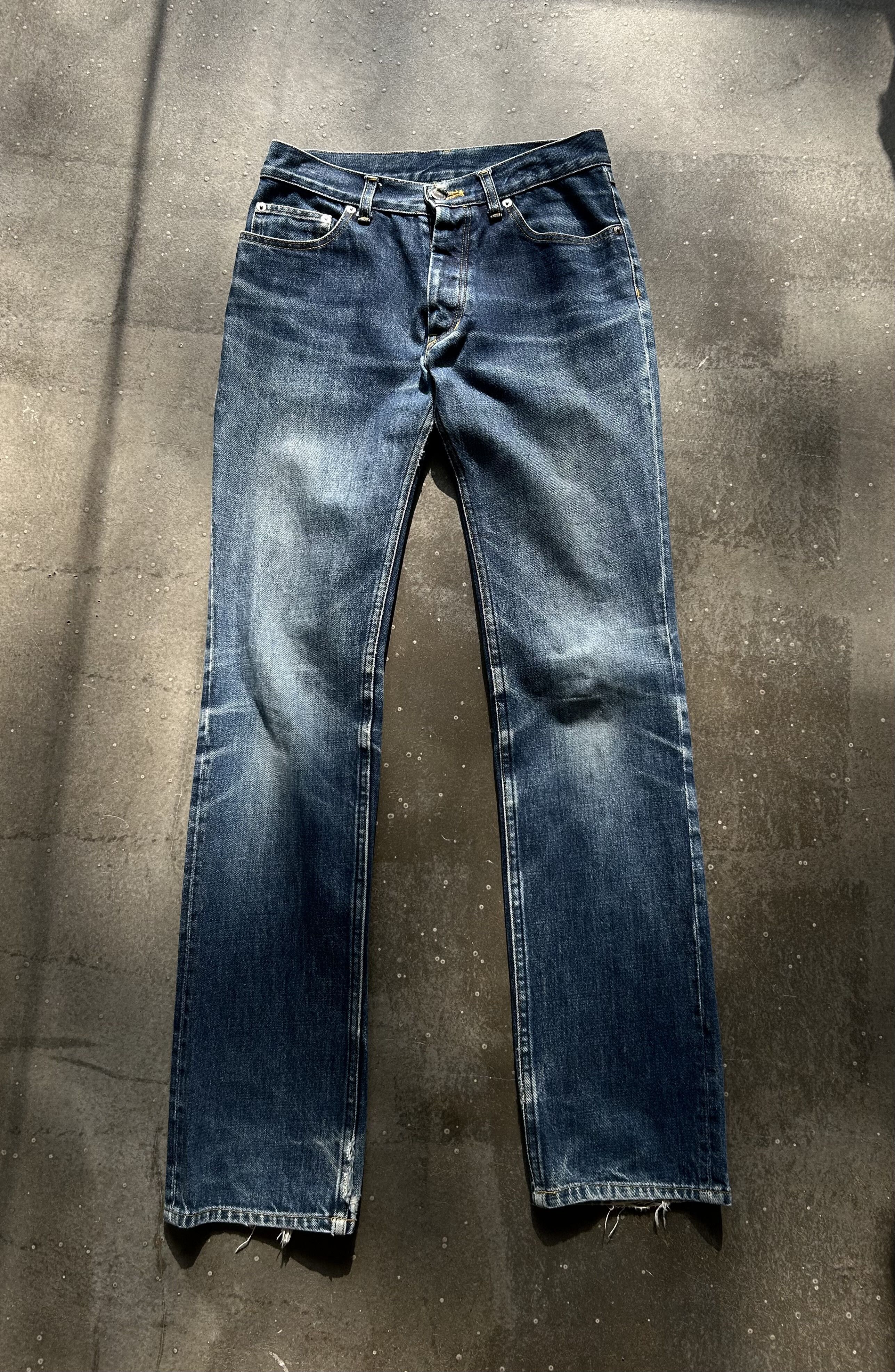 Number (N)ine Number Nine Wash Ripple Jeans Size US 28 / EU 44 - 1 Thumbnail