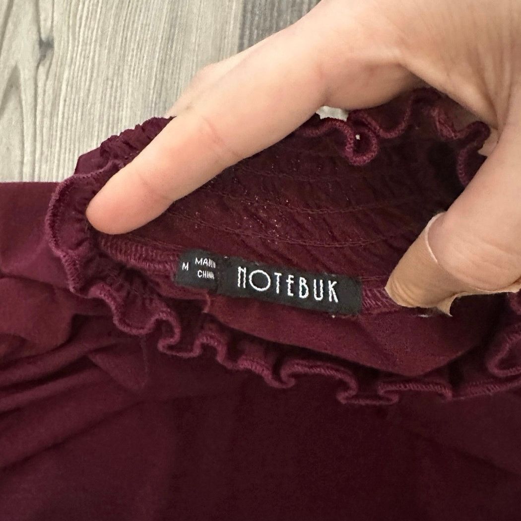 Other notebuk purple burgundy long sleeve top Size M / US 6-8 / IT 42-44 - 3 Thumbnail