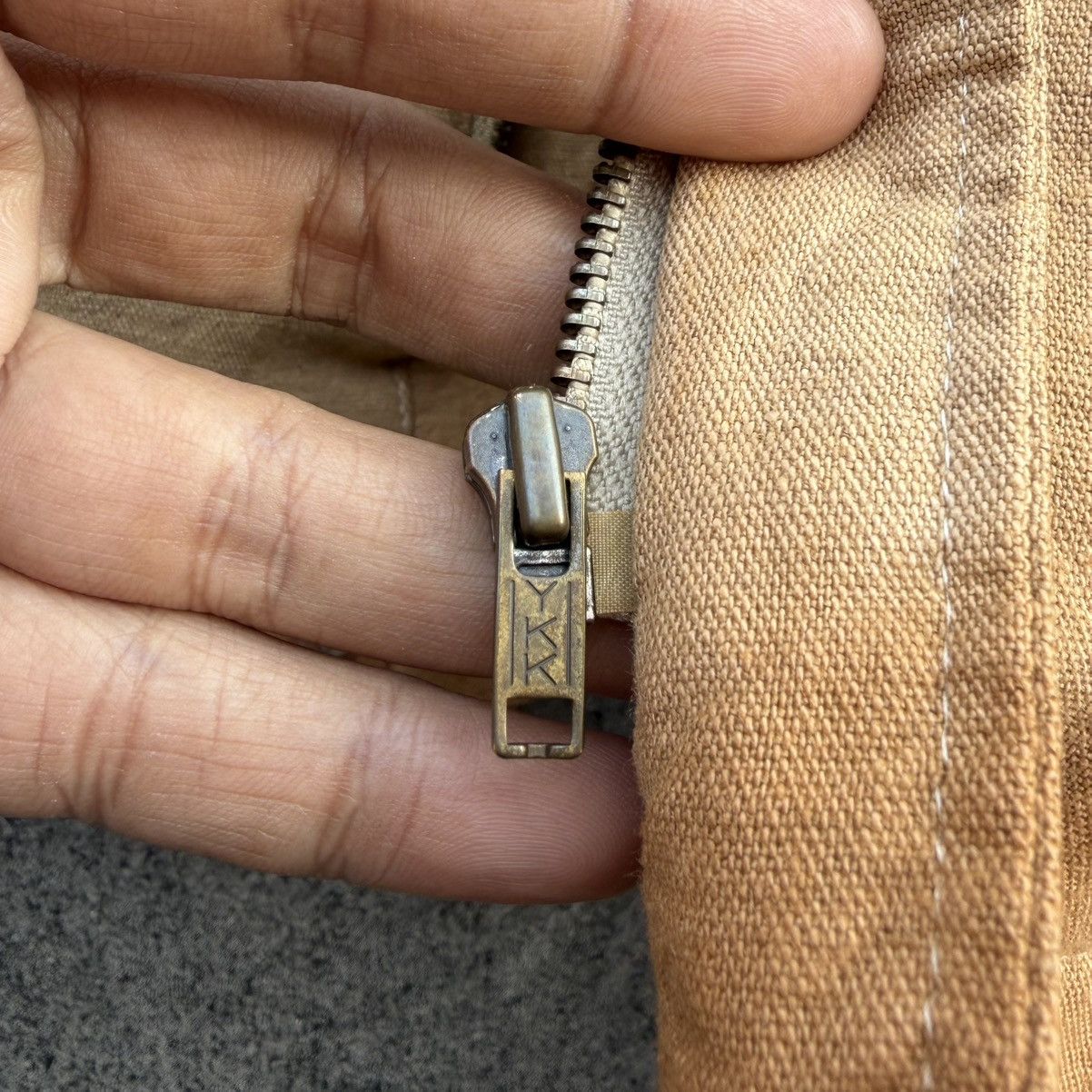 Vintage Vintage Faded Workwear Jacket Brown Distressed Canvas Style Size US M / EU 48-50 / 2 - 13 Thumbnail