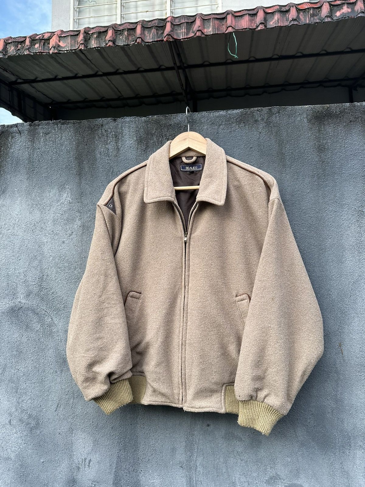 Vintage 👹Vintage Bealieu Wool Bomber Jacket Size US S / EU 44-46 / 1 - 2 Thumbnail
