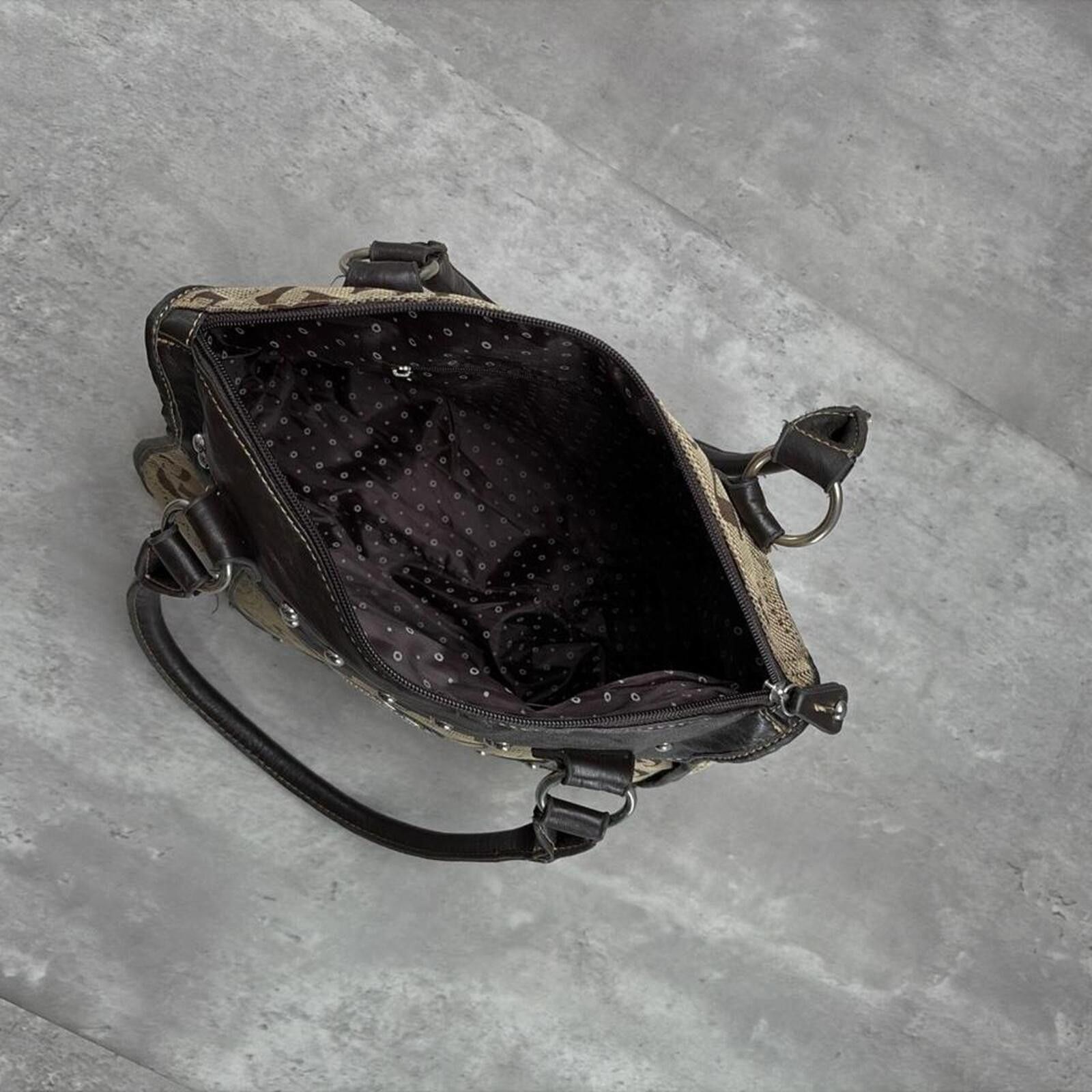 Guess Y2K Brown Guess Grunge Gothic Soho Shoulder Bag Size ONE SIZE - 5 Thumbnail