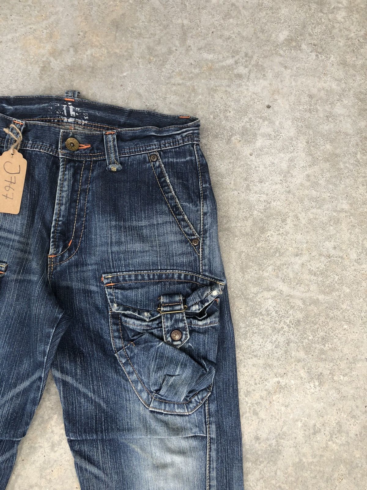 If Six Was Nine Flare Jeans Edwin Distressed Jeans Cargo Pants Size US 32 / EU 48 - 5 Thumbnail