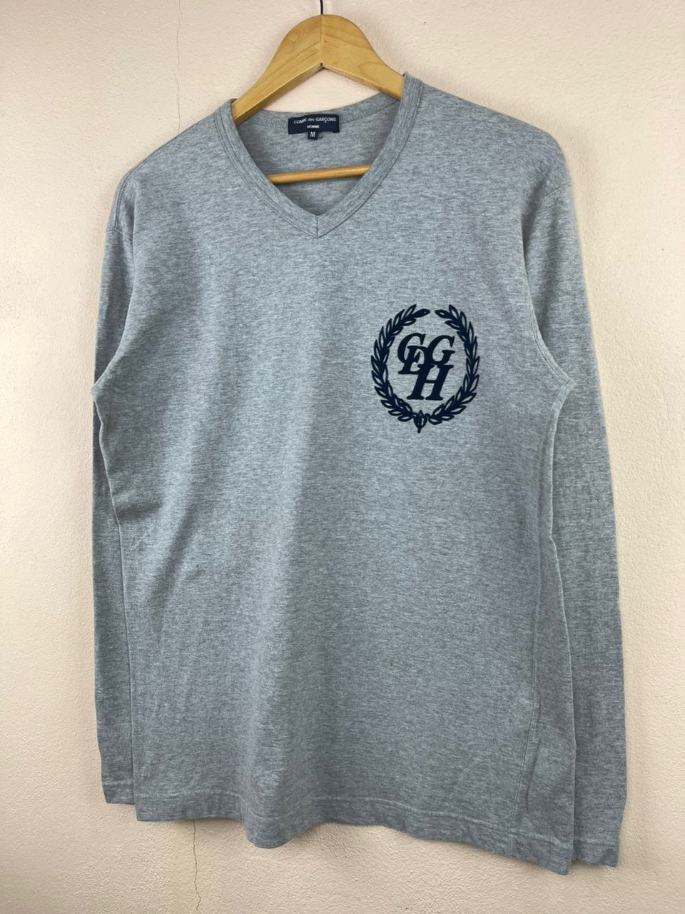 Comme des Garcons Homme × Designer × Japanese Brand AD2008 Comme Des Garcons Homme Long Sleeve Tee Size US M / EU 48-50 / 2 - 2 Thumbnail
