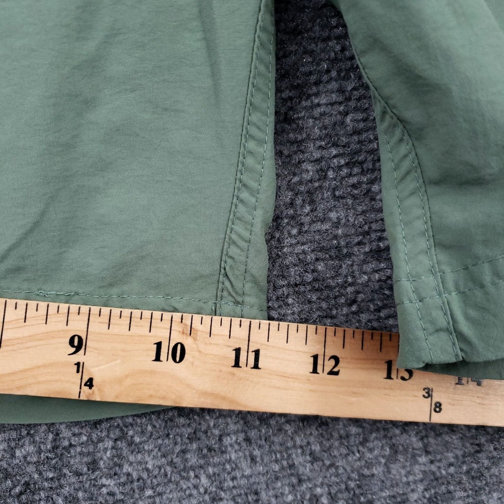 Vintage Hook & Tackle Shorts Mens S Small Green Cargo Drawstring Utility Fishing Outdoor Size US 29 - 5 Thumbnail