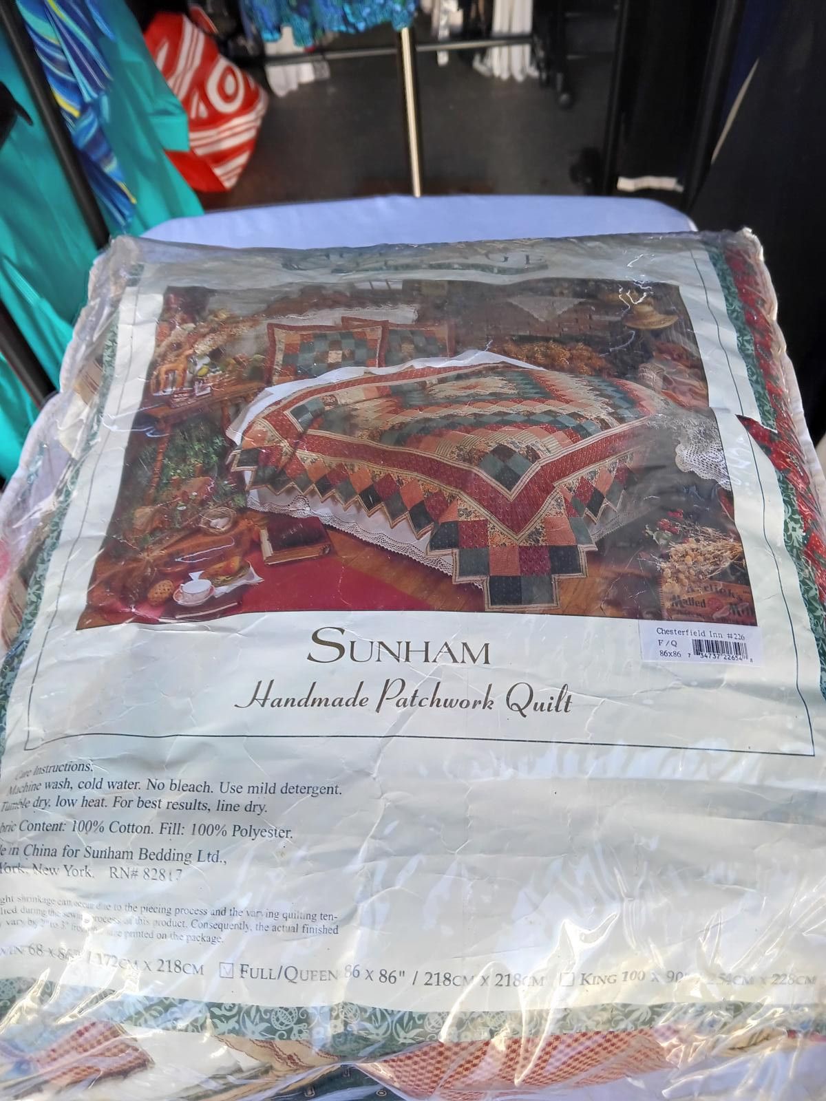 Designer Sunham Handmade Patchwork Quilt - Full/Queen Size Size ONE SIZE - 2 Thumbnail