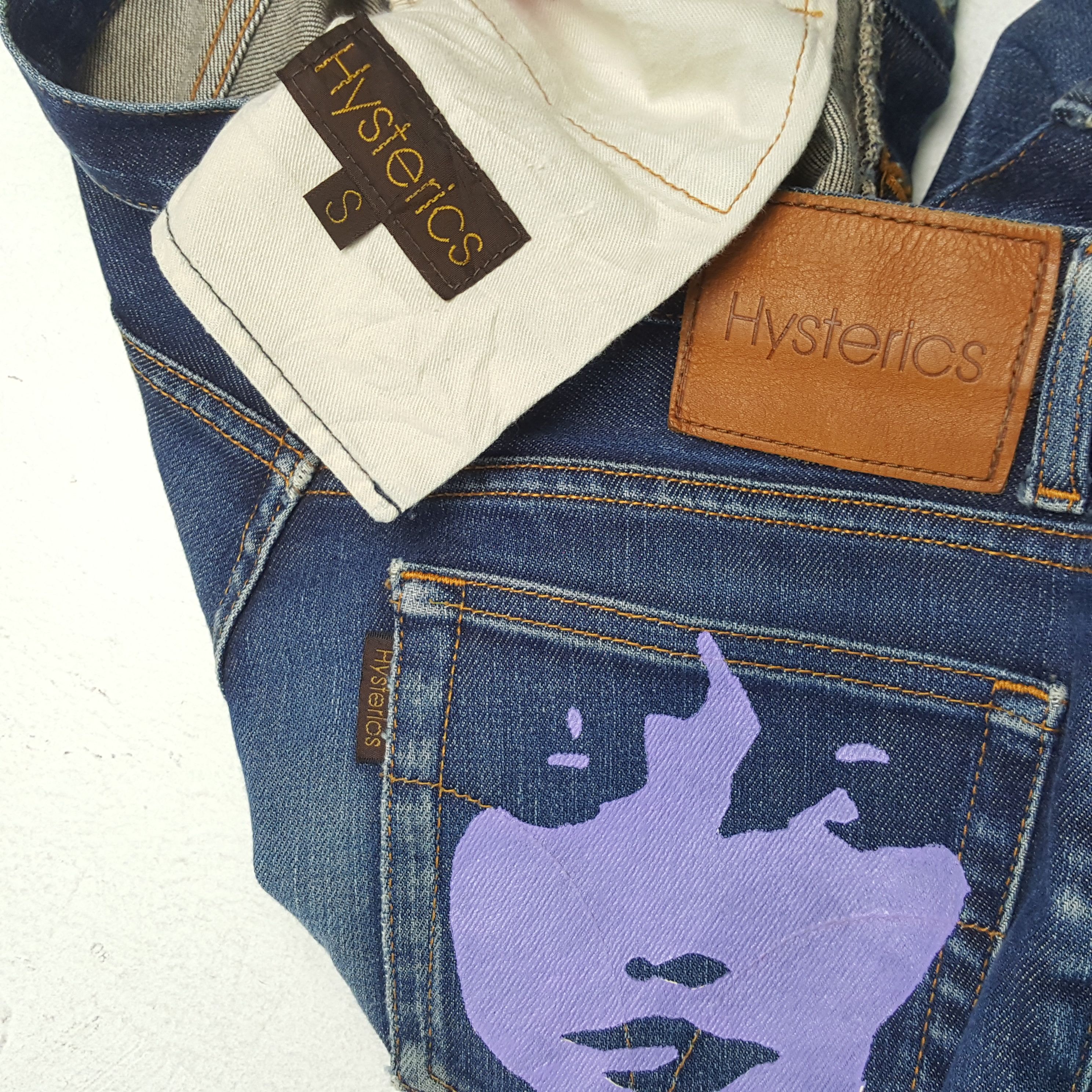 Hysteric Glamour × Japanese Brand × Vintage Vintage HYSTERIC GLAMOUR Japan Fashion Brand Bootcut Jeans Size 29" - 14 Thumbnail