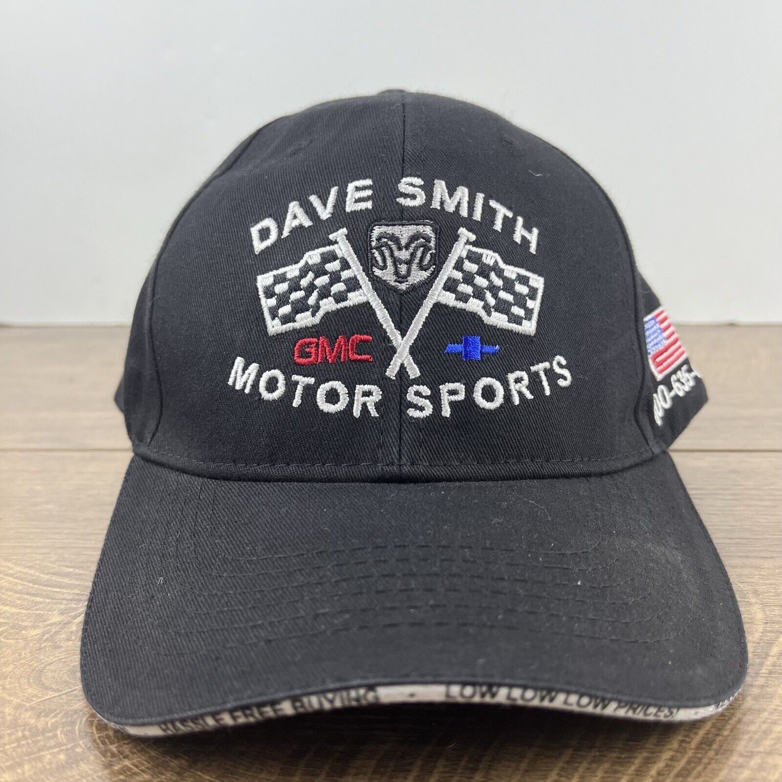 Other Dave Smith Motorsports Hat Dave Smith Black Hat Adjustable B Size ONE SIZE - 5 Thumbnail