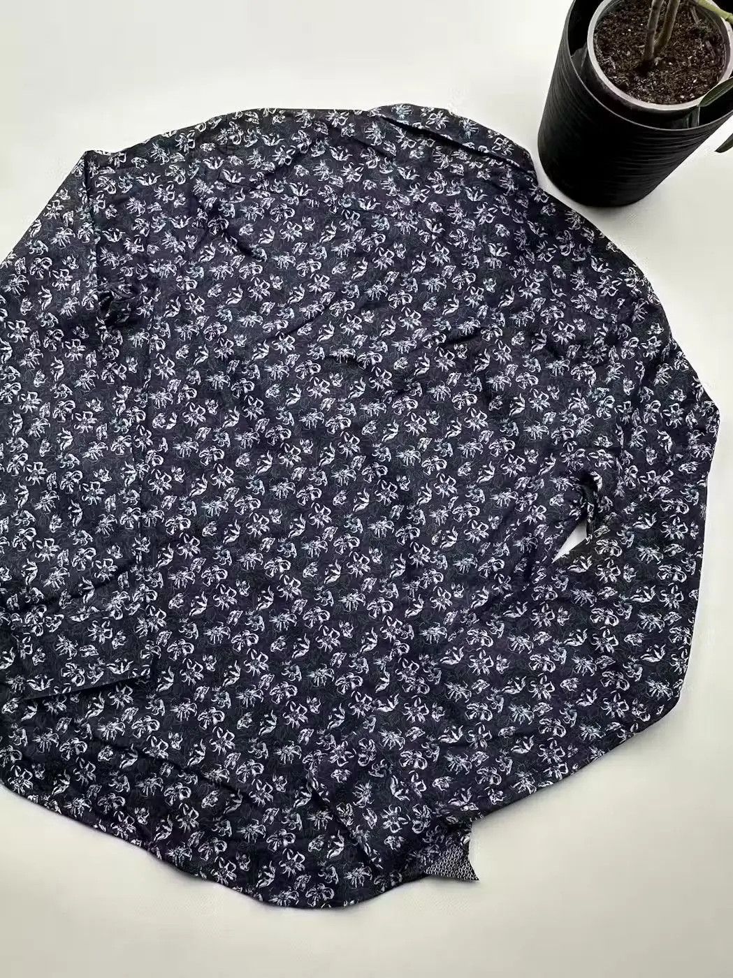 Ted Baker Ted Baker Flowers Print Shirt Long Sleeve (17) Size US S / EU 44-46 / 1 - 9 Thumbnail
