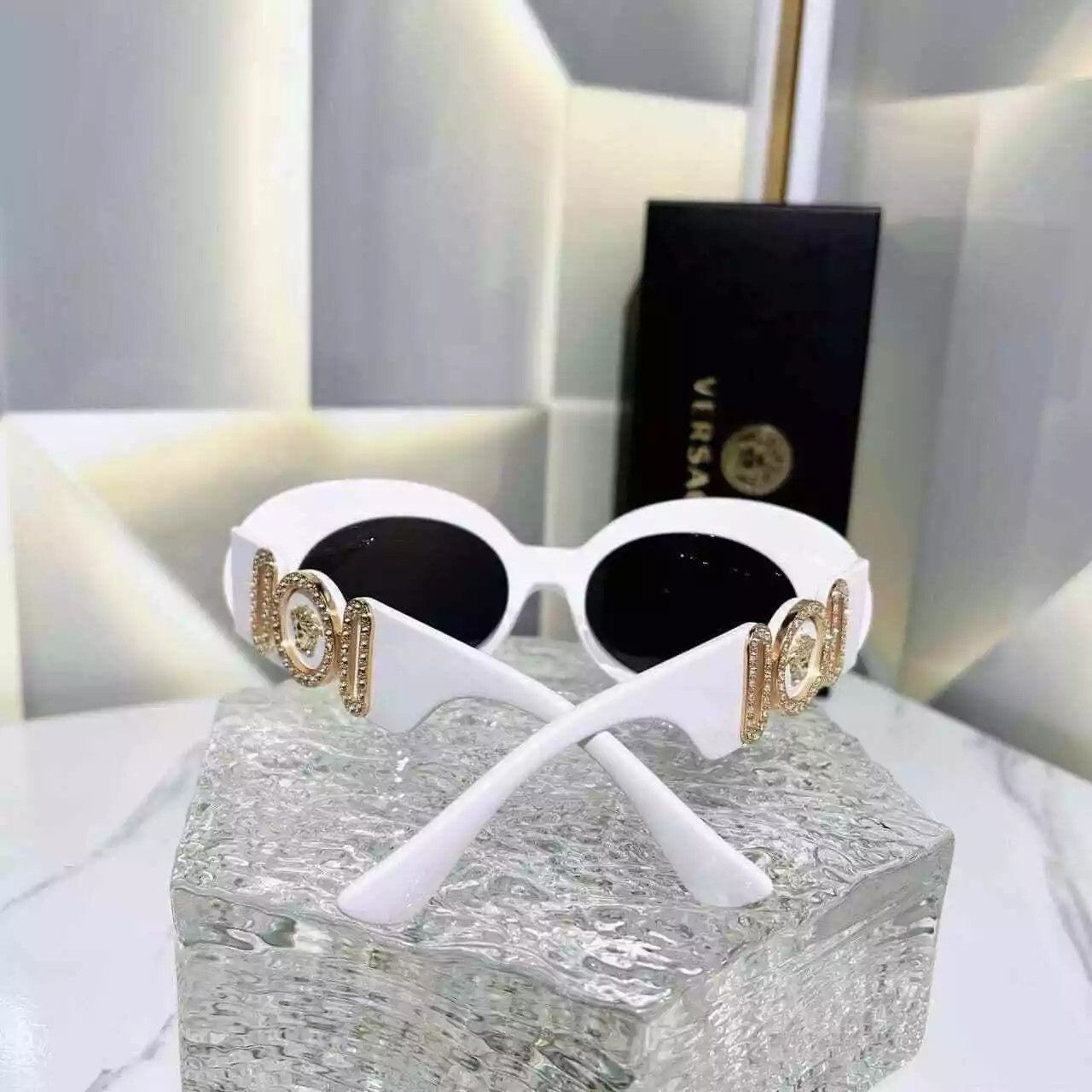Versace NEW VERSACE VE4426BU-31487 White Size ONE SIZE - 5 Thumbnail