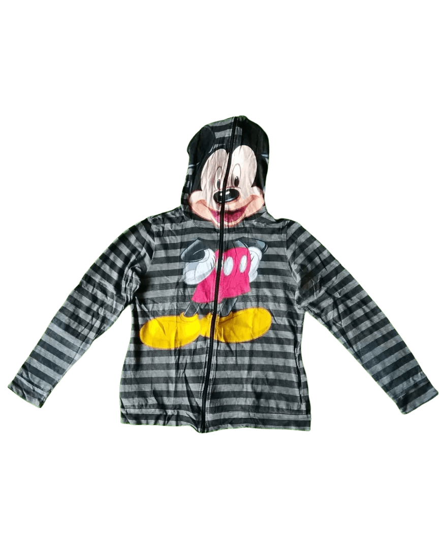 Disney Vintage Y2K Disney Mickey Mouse Full Zip Face Hoodie Size L / US 10 / IT 46 - 1 Thumbnail