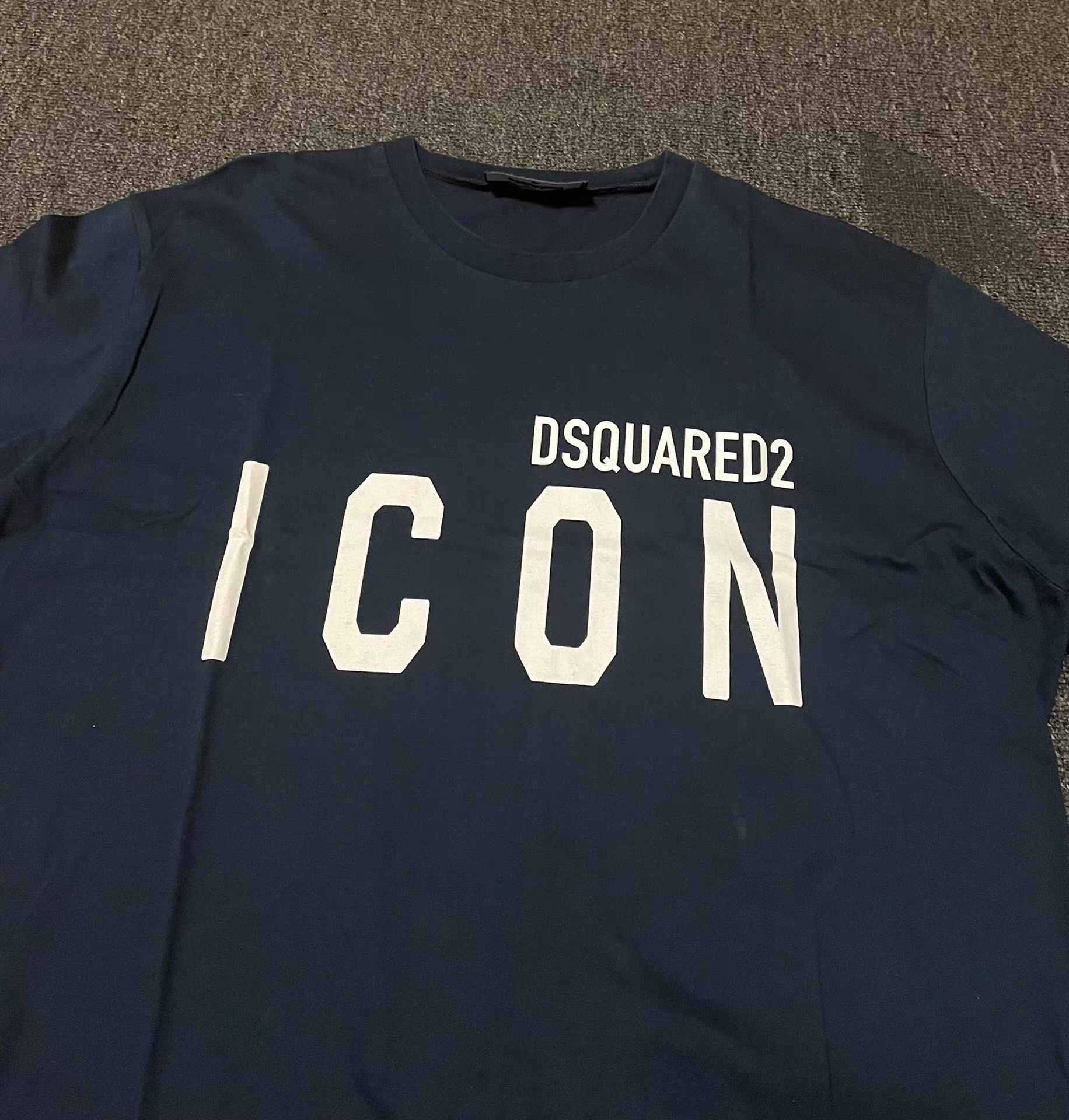 Dsquared2 DSquared2 Dark Blue Short Sleeve T-shirt Size US XL / EU 56 / 4 - 2 Thumbnail