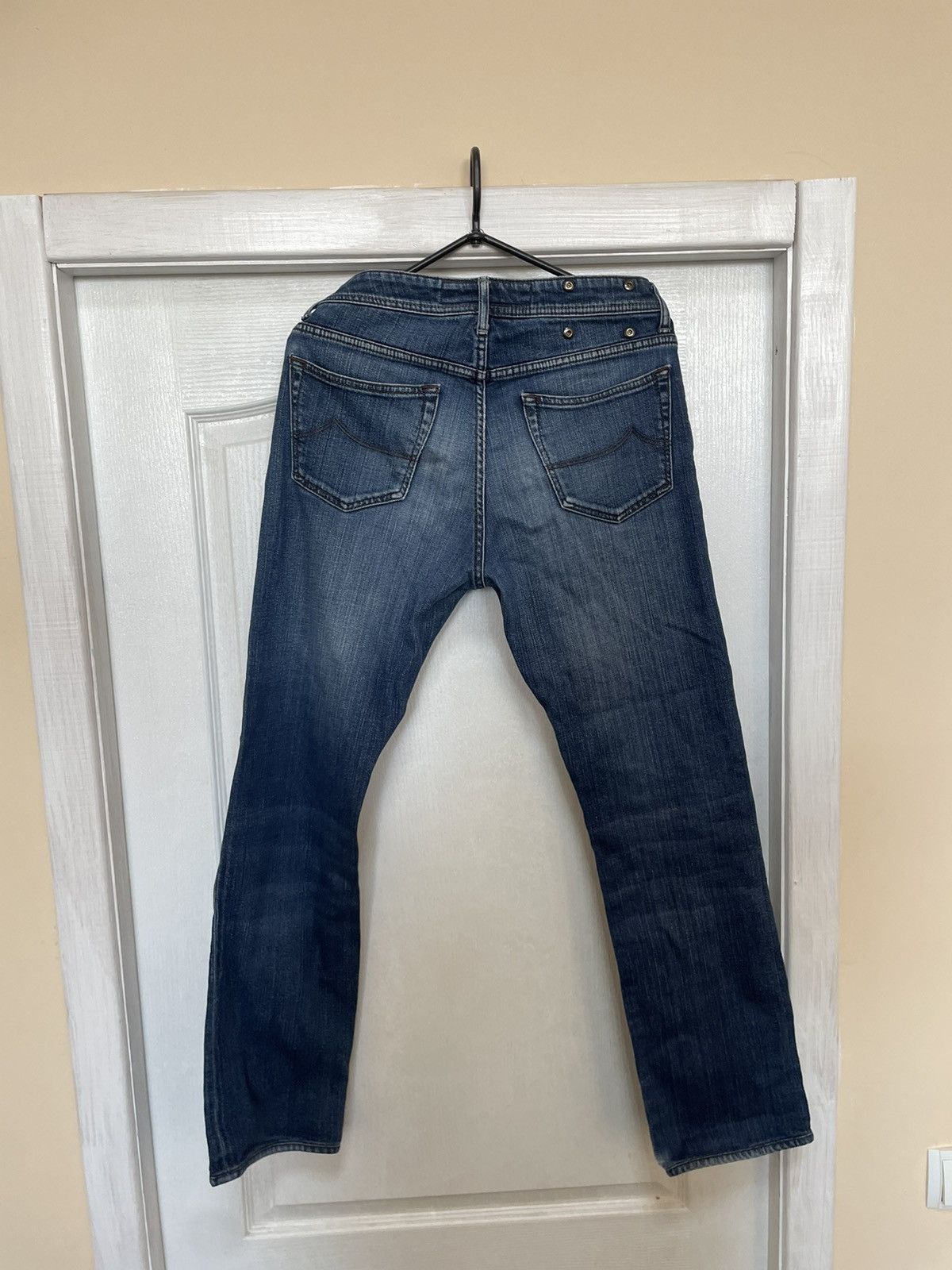 Jacob Cohen × Jean × Vintage Vintage Jacob Cohen Rare Faded Fly Button Jeans Denim Pants Size US 33 - 2 Thumbnail