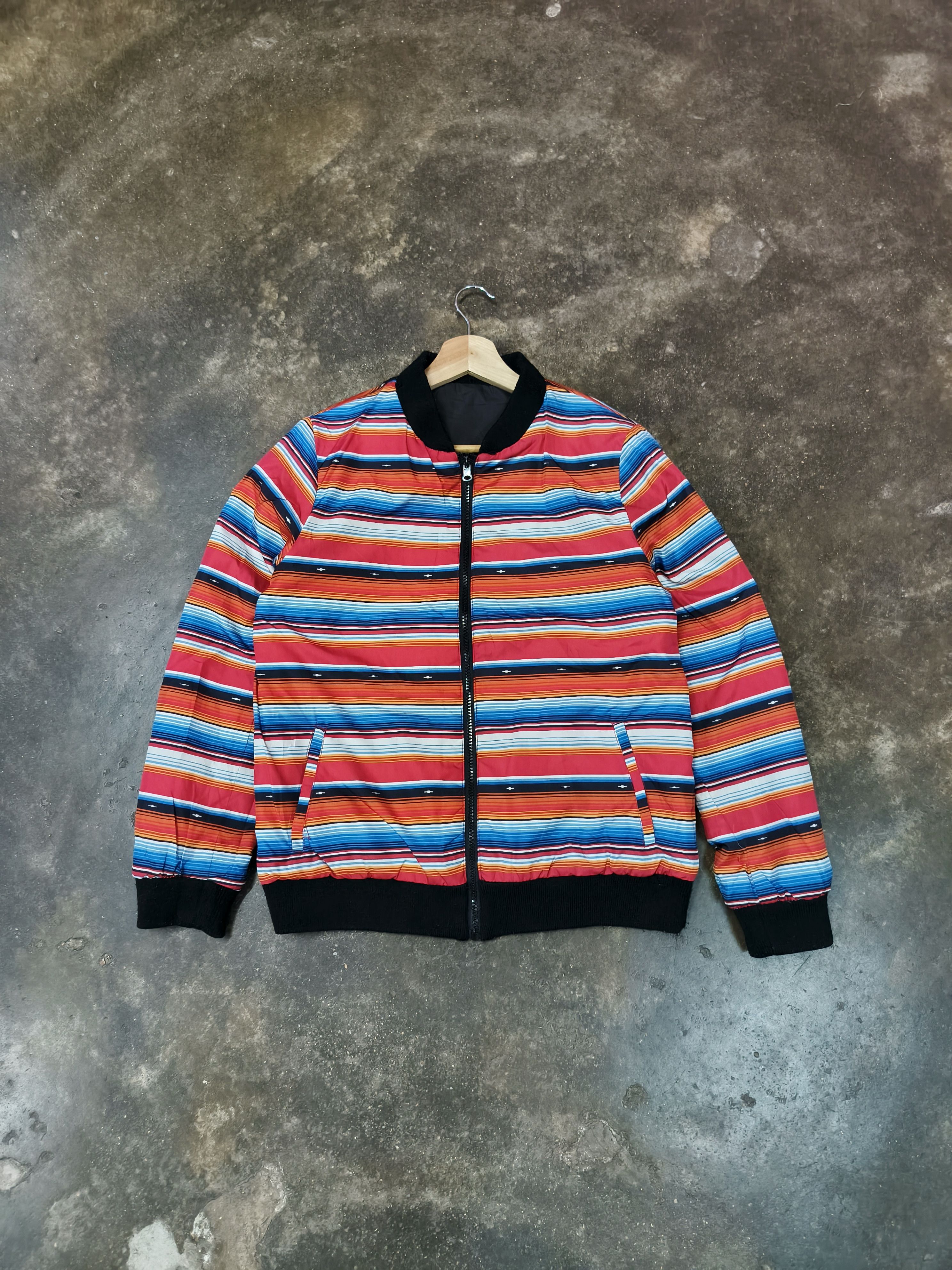Japanese Brand Titicaca Navite Revesible Bomber Jacket Size M / US 6-8 / IT 42-44 - 2 Thumbnail