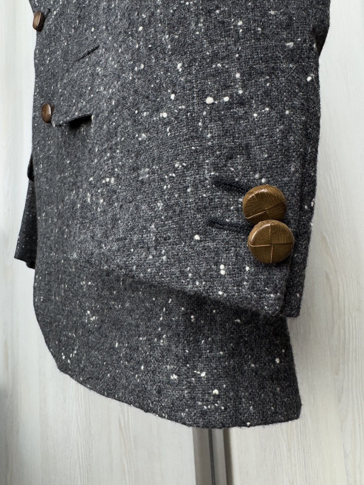 Yves Saint Laurent Yves Saint Laurent x Lanificio Paoletti wool tweed blazer 52 Size 42R - 7 Thumbnail