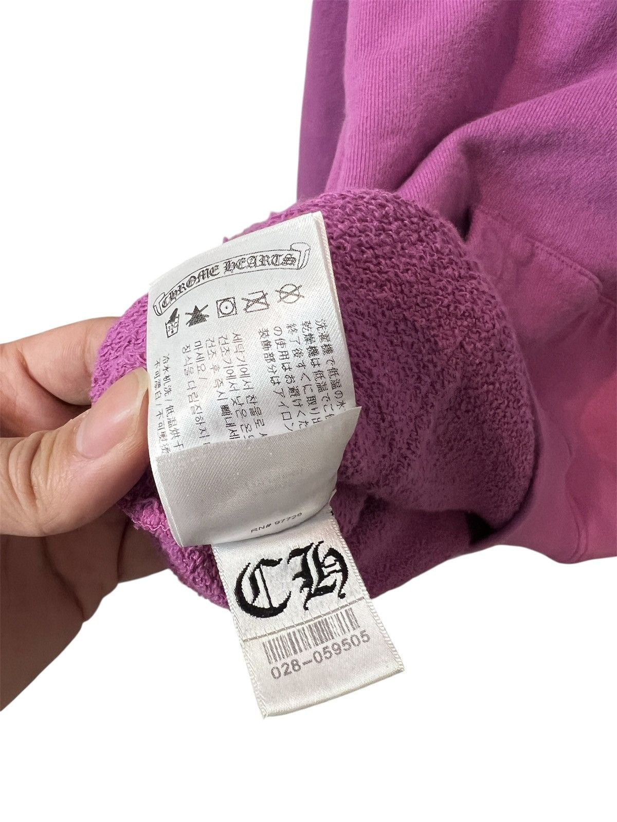 Chrome Hearts Chrome Hearts Matty Boy Web Hoodie 'Purple' Size US L / EU 52-54 / 3 - 11 Thumbnail