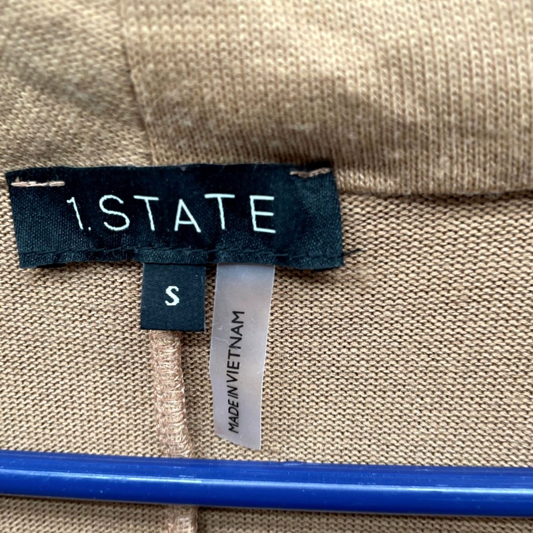 Vintage 1.STATE Sweater Womens S Wrap Front V-Neck Camel Tan Lightweight Size S / US 4 / IT 40 - 5 Thumbnail