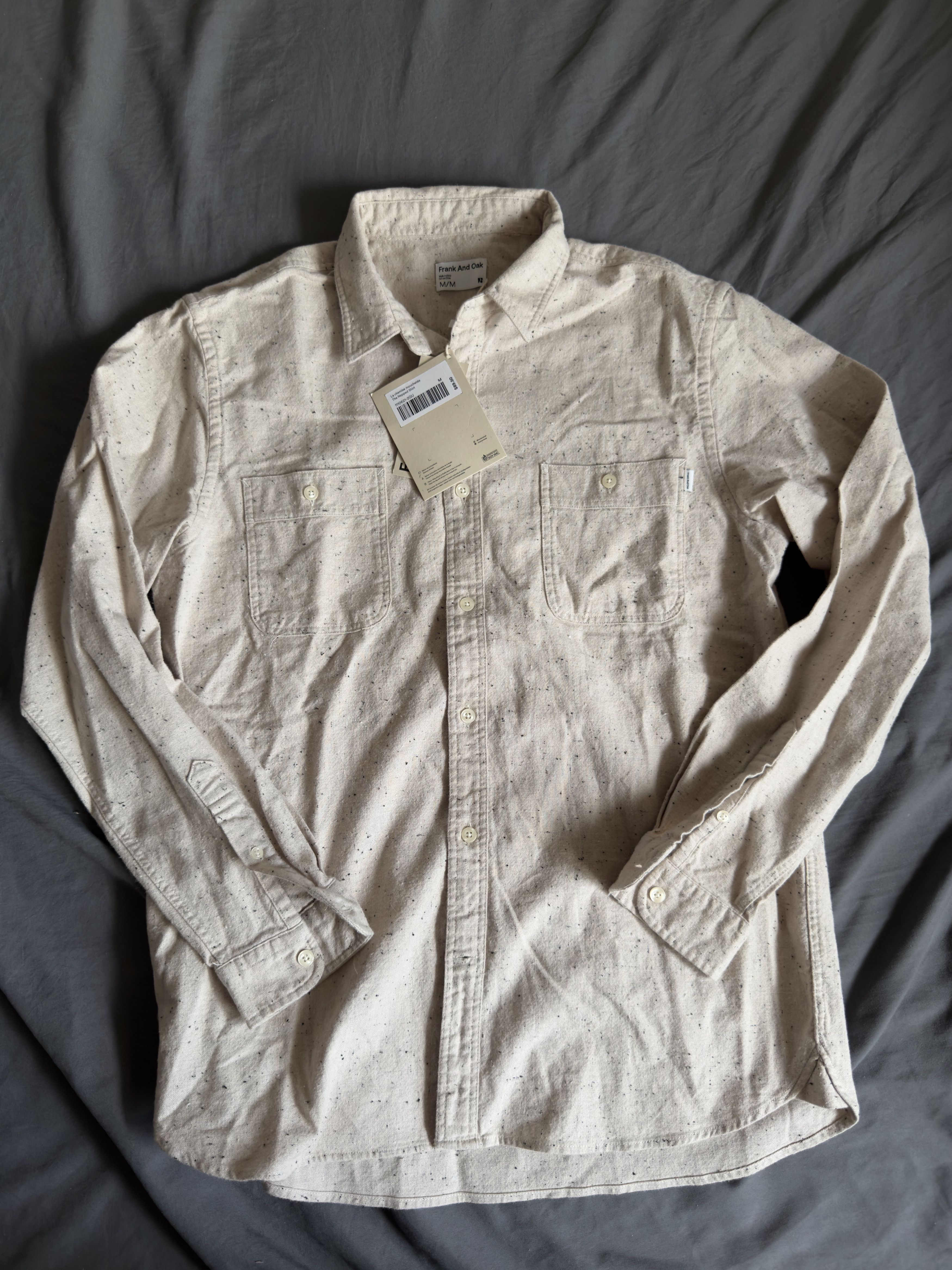 Frank & Oak Frank & Oak Donegal The Nepped Shirt medium $89.50 Size US M / EU 48-50 / 2 - 2 Thumbnail