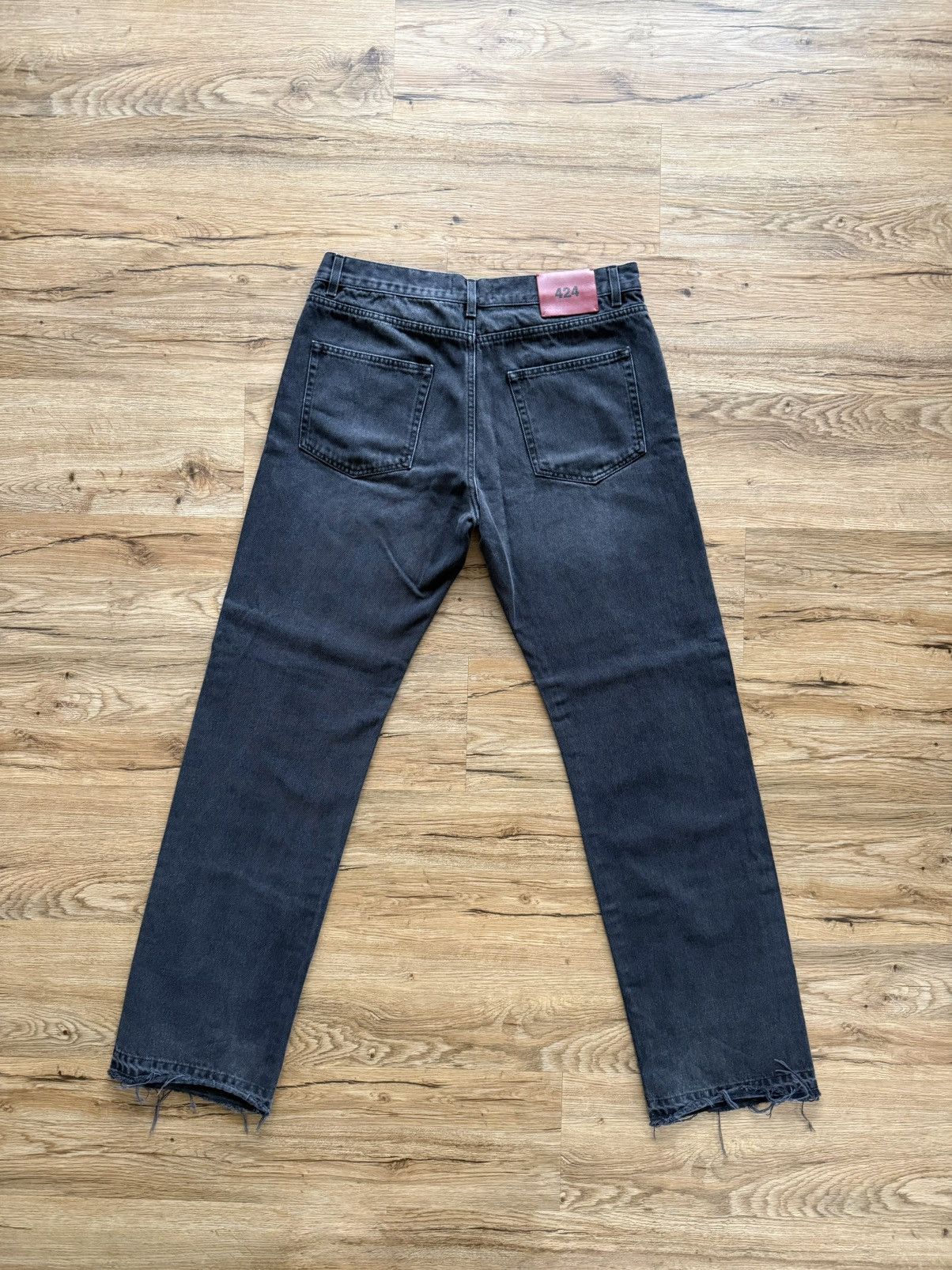 424 424 Straight Jeans – Washed Black Size US 34 / EU 50 - 2 Thumbnail