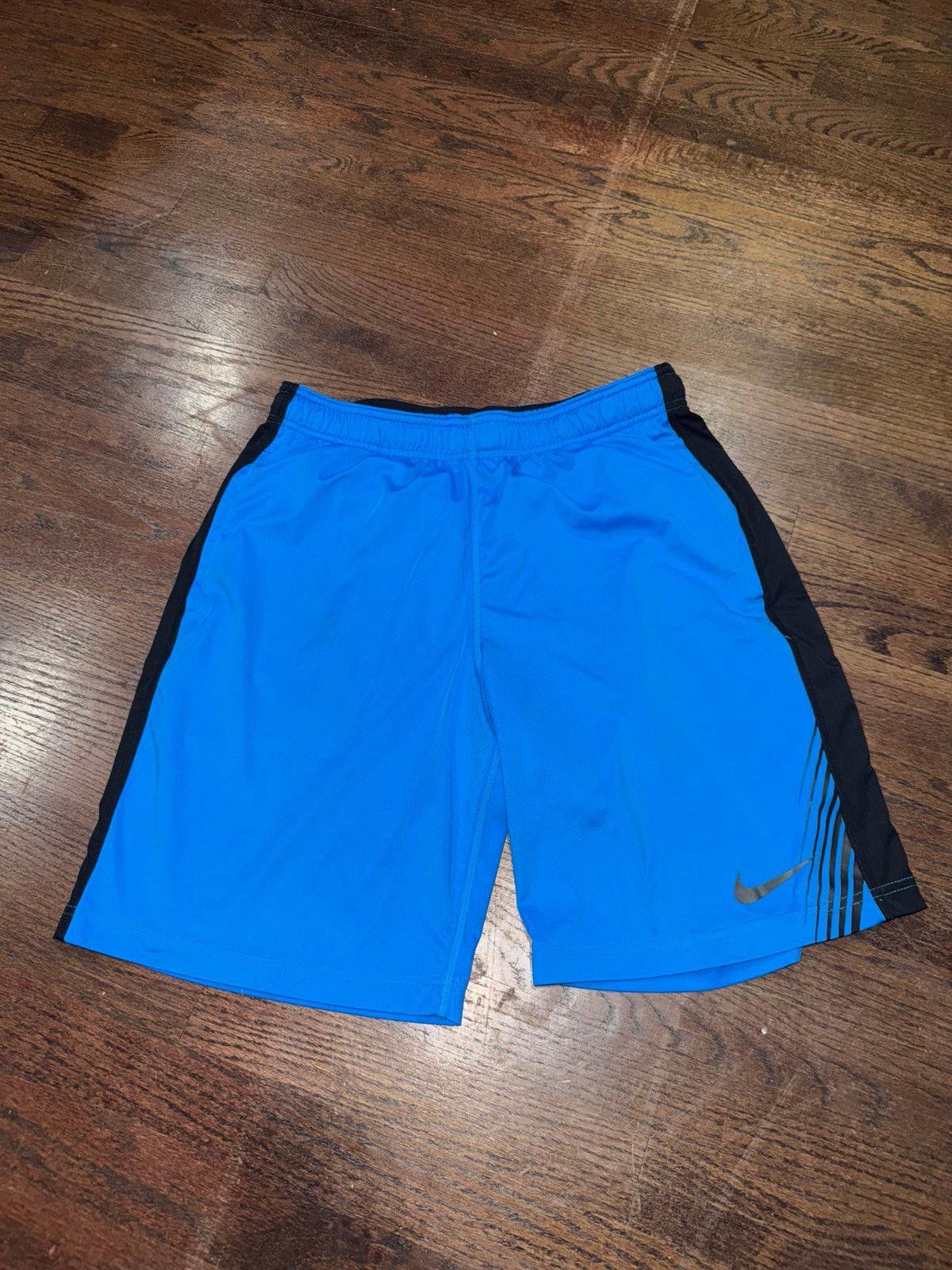 Nike VNTG Y2K Nike Athletic Shorts Dri-Fit Blue Sz S Mens Rare Size US 30 / EU 46 - 2 Thumbnail