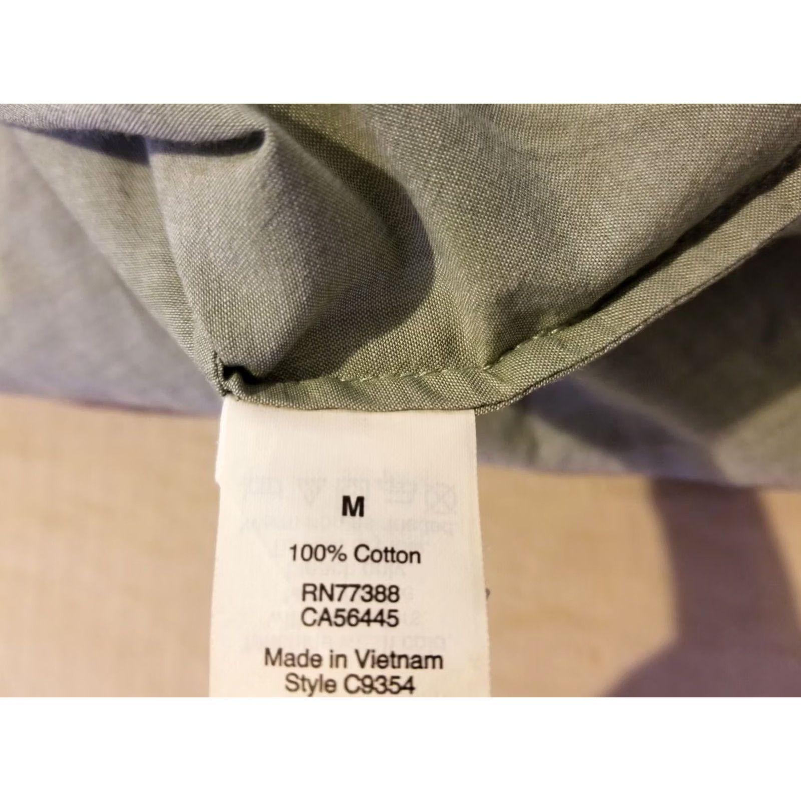 J.Crew Womens J. Crew Shirt M Medium Green Cotton Long Sleeve Blouse Size M / US 6-8 / IT 42-44 - 5 Thumbnail