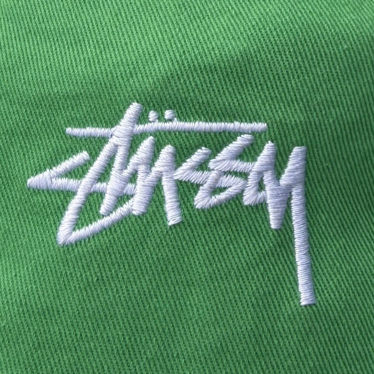 Stussy Stussy Big Stock Embroidery Logo Bucket Hat Green Size ONE SIZE - 5 Thumbnail