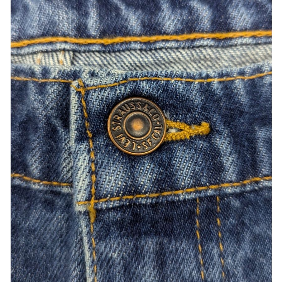 Levi's × Levi's Vintage Clothing × Vintage Vintage Levis 619 Made in Canada Orange Tab Blue Jeans Size US 32 / EU 48 - 4 Thumbnail