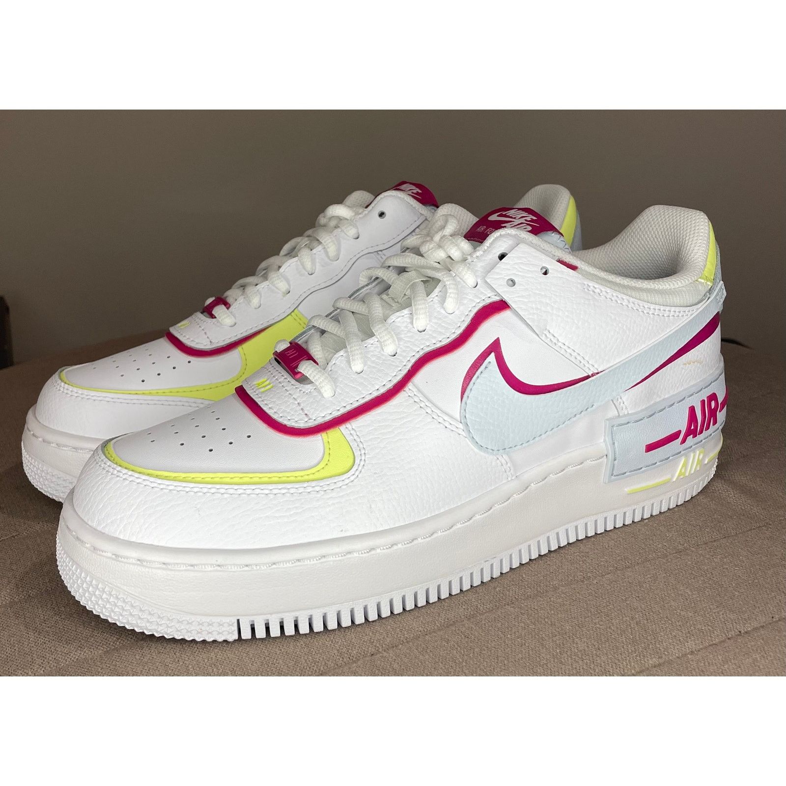 Nike Women's Nike AF1 Shadow FQ8885 100 Size 11.5Women's/10Men's Size US 11.5 / IT 41.5 - 12 Thumbnail