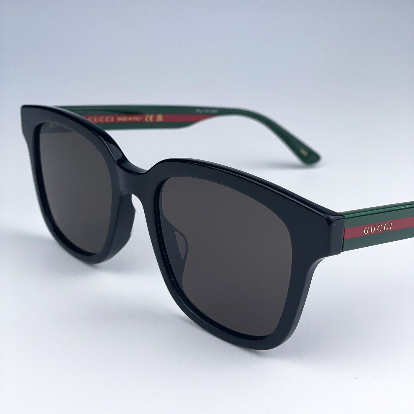 Gucci NEW Gucci GG0847SK 001 Grey Square Unisex Sunglasses Size ONE SIZE - 6 Thumbnail
