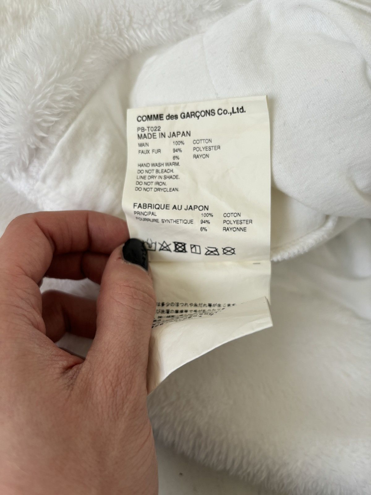 Comme des Garcons Homme Plus Comme des Garcons white deconstructed t-shirt Size US M / EU 48-50 / 2 - 4 Thumbnail