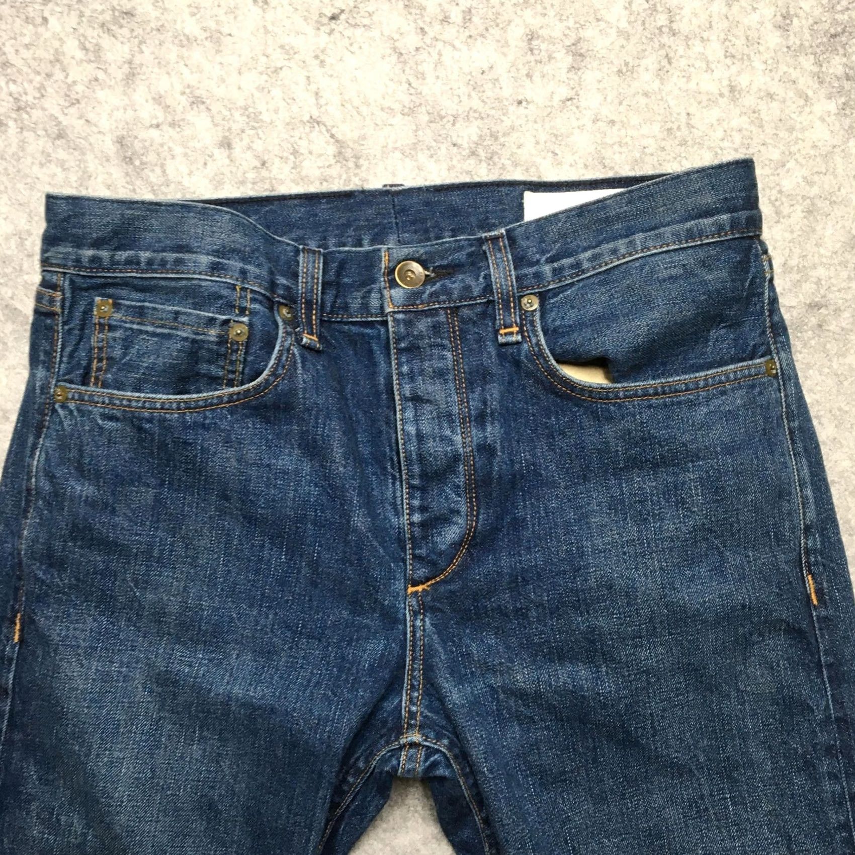 Rag & Bone rag & bone Standard Issue Jeans Mens 32x29 Blue Slim Leg Denim United States Jeans Mens 32 Blue Slim Knees Ribbed rb Logo 5-Pocket Size US 32 / EU 48 - 3 Thumbnail