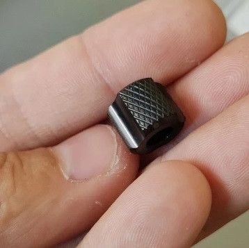 Handmade Black Titanium Knife Beads Paracord Bead Zipper Umbrella Size ONE SIZE - 3 Thumbnail