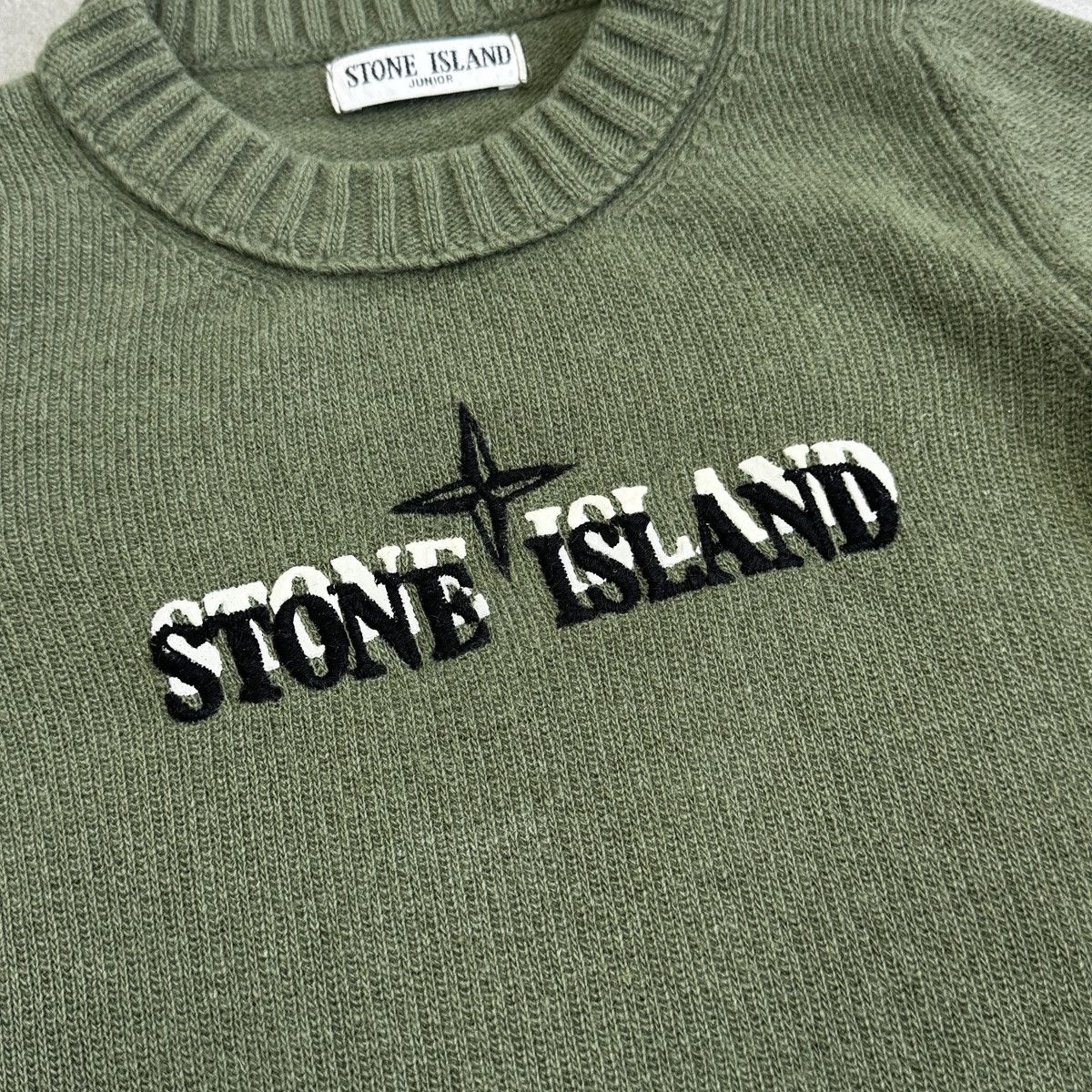 Stone Island Stone Island Junior Knit Wool Sweater Size 4/104 Size US XXS / EU 40 - 6 Thumbnail