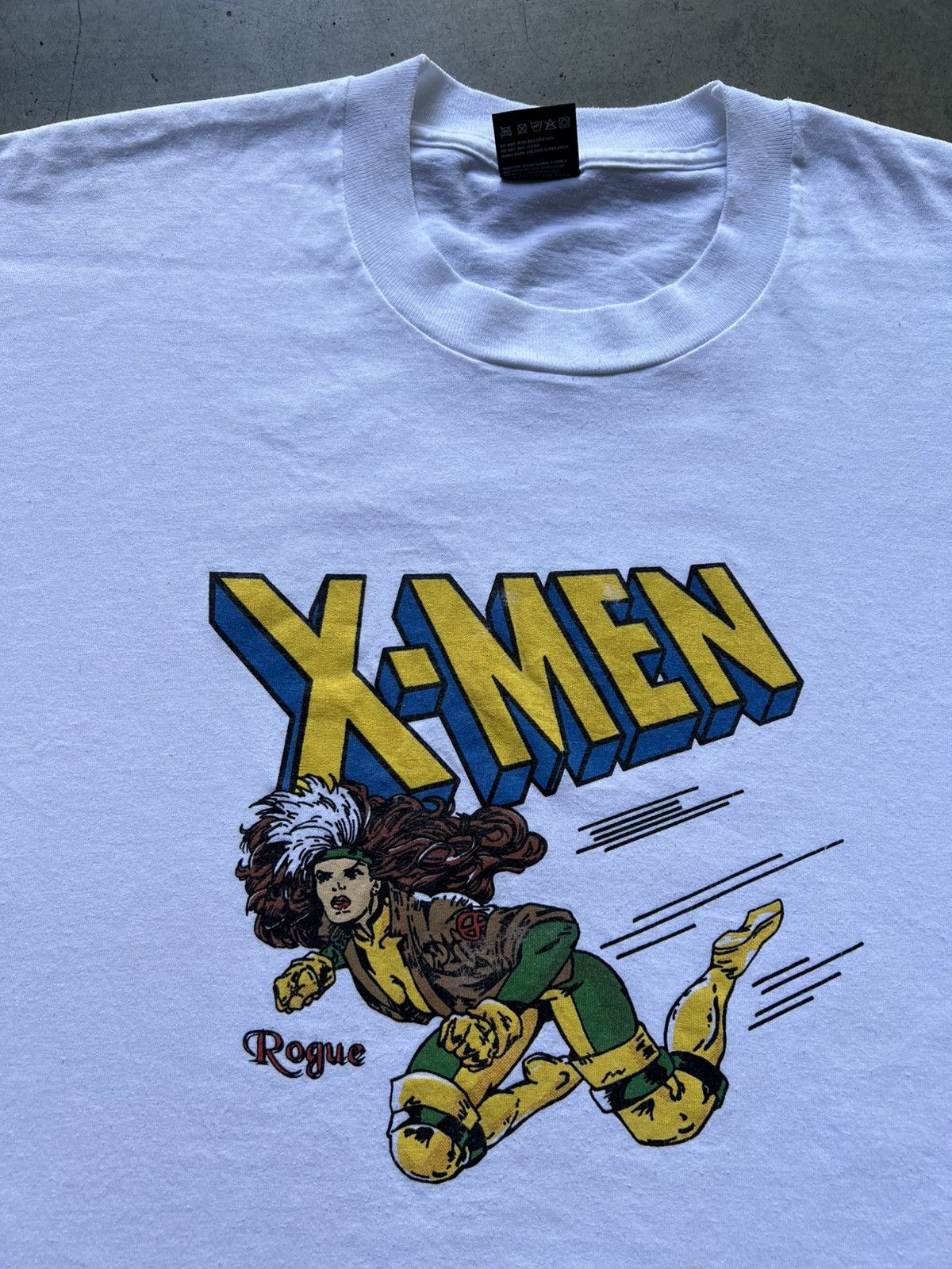Vintage VTG ‘90s Rogue Solo X-Men Marvel Tee Shirt Cyclops Wolverine Size US XL / EU 56 / 4 - 1 Thumbnail