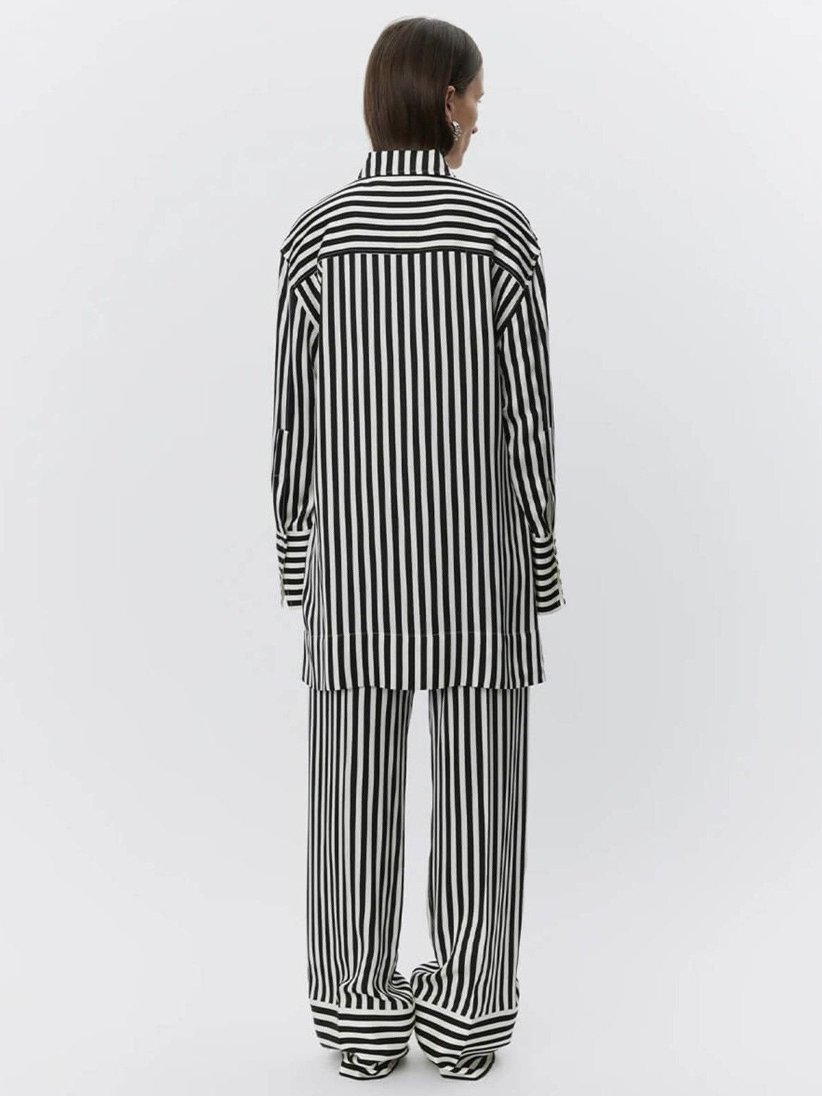 Other DAY Birger et Mikkelsen lea fluid stripe shirt black/white Size M / US 6-8 / IT 42-44 - 4 Thumbnail