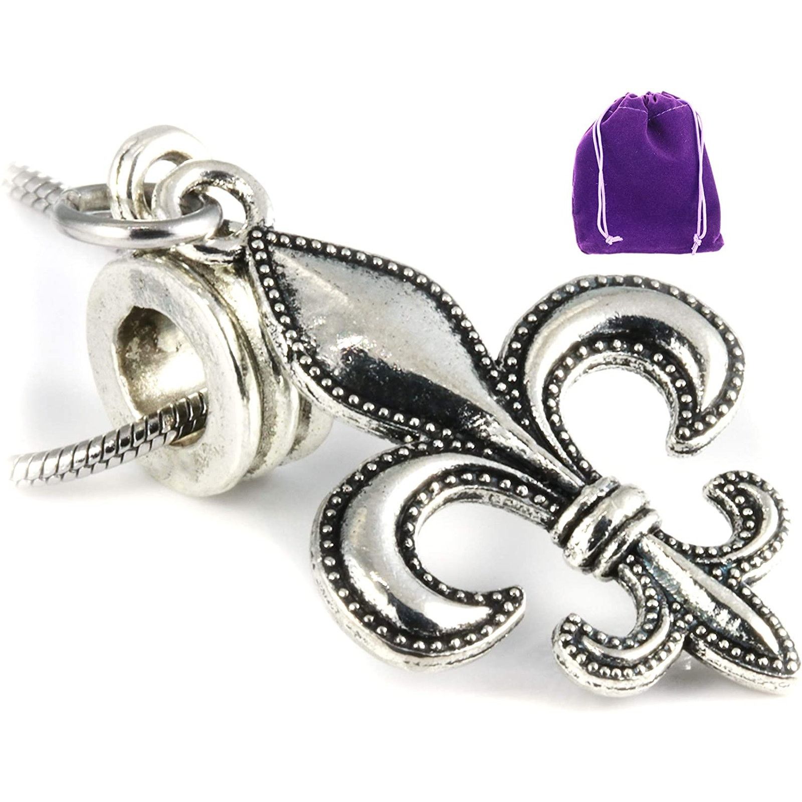 & Other Stories Fleur de Lis Necklace - Mardi Gras Necklace Size ONE SIZE - 1 Thumbnail