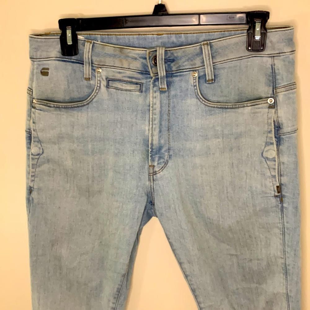 Designer G-Star RAW - D-Staq Skinny- 32W 32L - 91% Cotton 9% Elastics Size US 32 / EU 48 - 3 Thumbnail