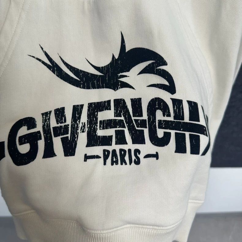 Givenchy Givenchy Distressed Letter Hoodie Size US XS / EU 42 / 0 - 5 Thumbnail