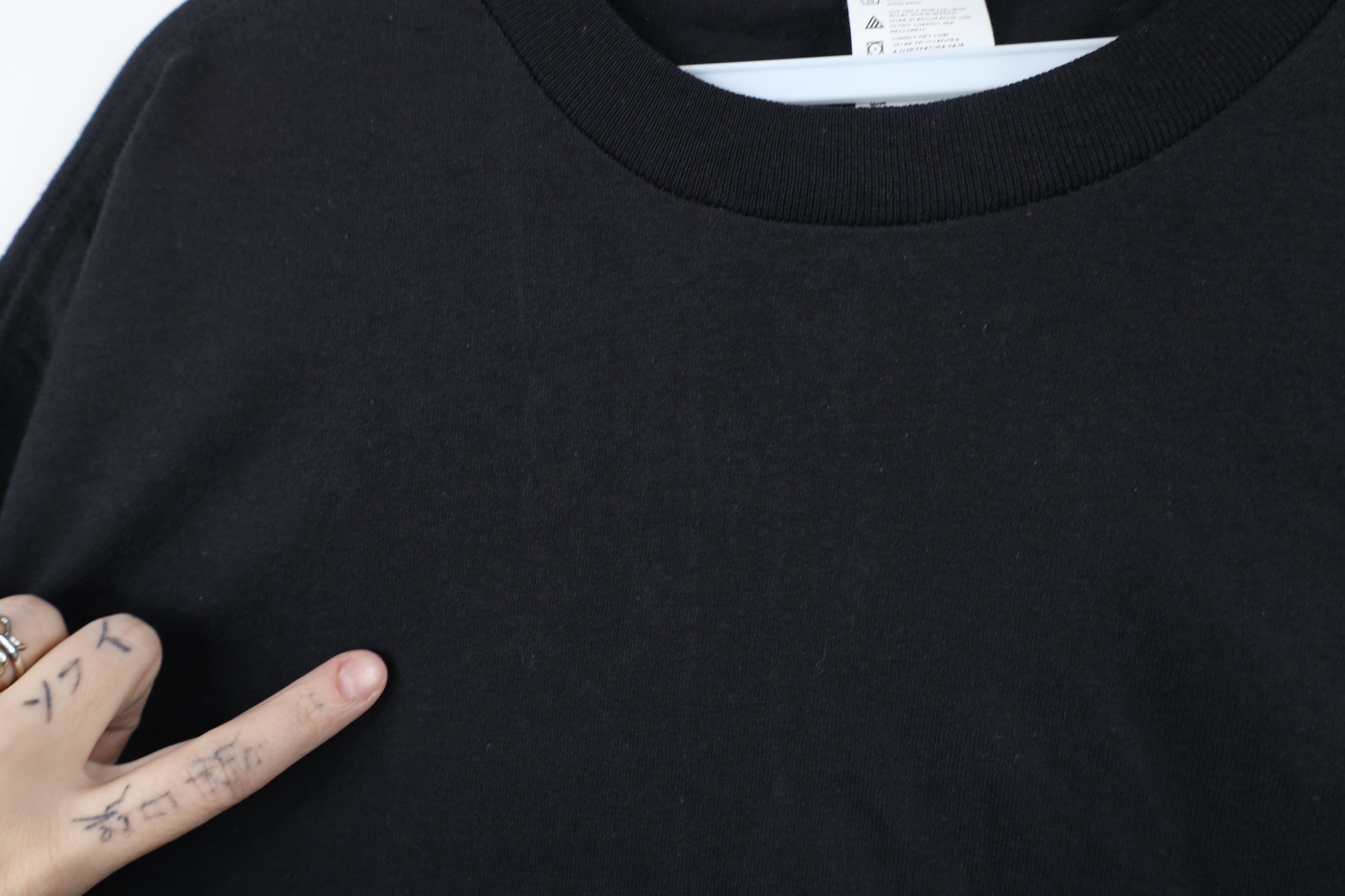 Vintage Vintage 90s Streetwear Short sleeve T-Shirt Black Cotton Size US L / EU 52-54 / 3 - 4 Thumbnail