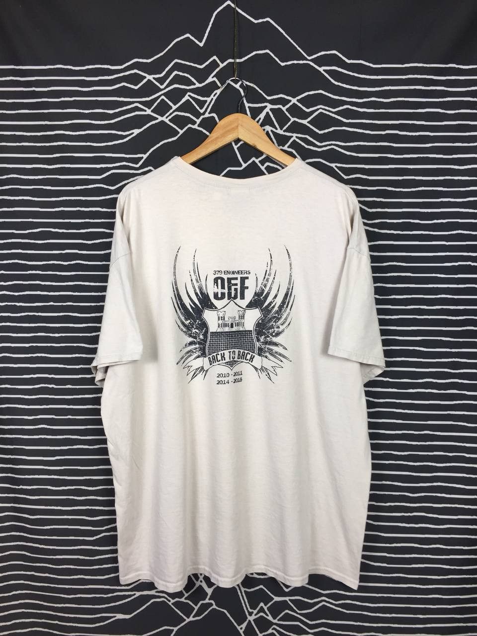 Gildan × Vintage 379th Engineers OEF 2010/2014 Back To Back Tee Size US XXL / EU 58 / 5 - 1 Thumbnail