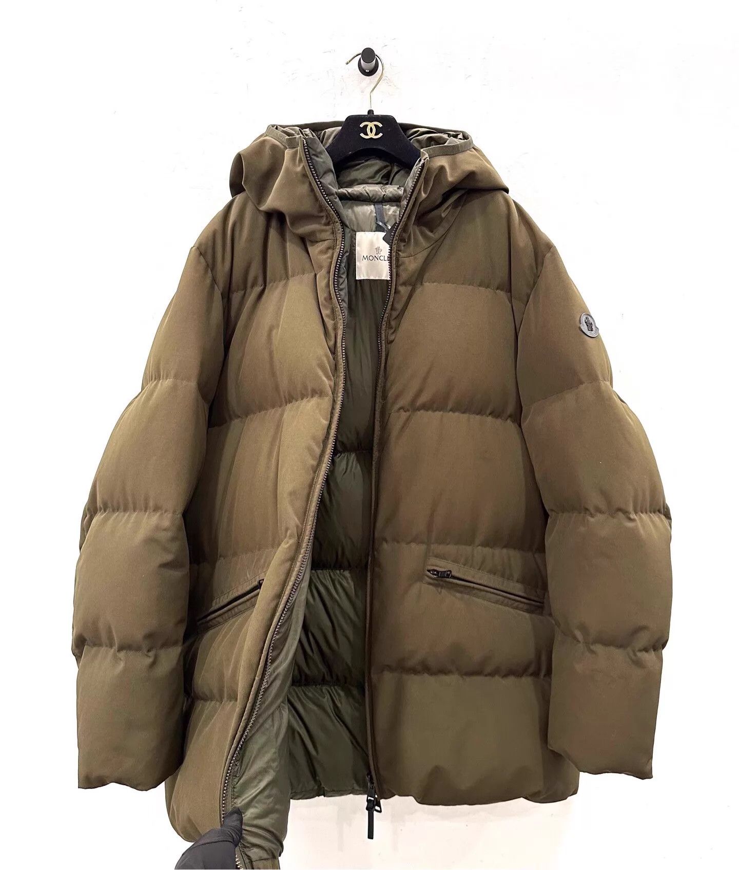 Moncler Moncler Montsouris Brown Men's Down Jacket Side Logo Size US XXL / EU 58 / 5 - 3 Thumbnail