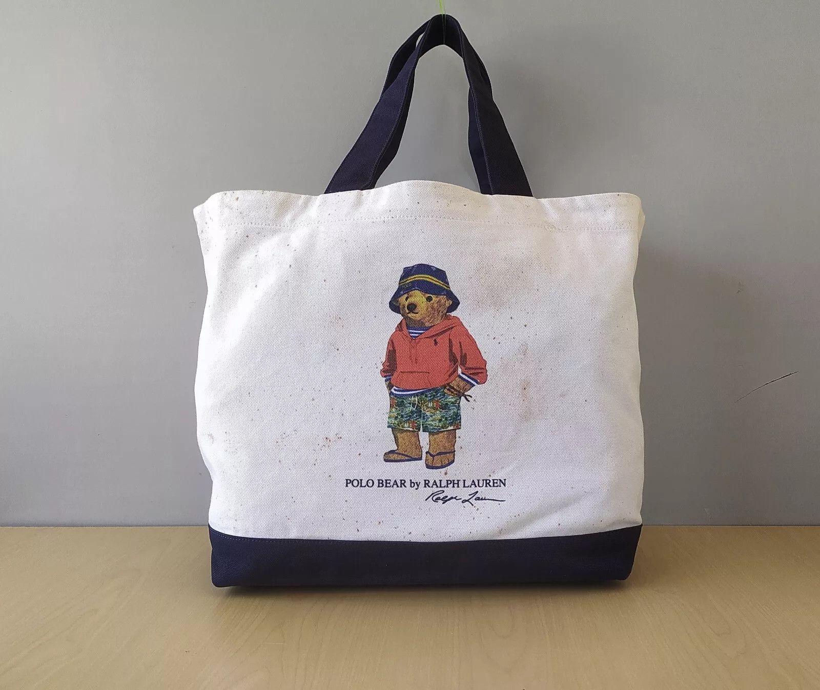 Polo Ralph Lauren Polo Ralph Lauren Polo Bear canvas tote bag IFD 8049 Size ONE SIZE - 1 Thumbnail