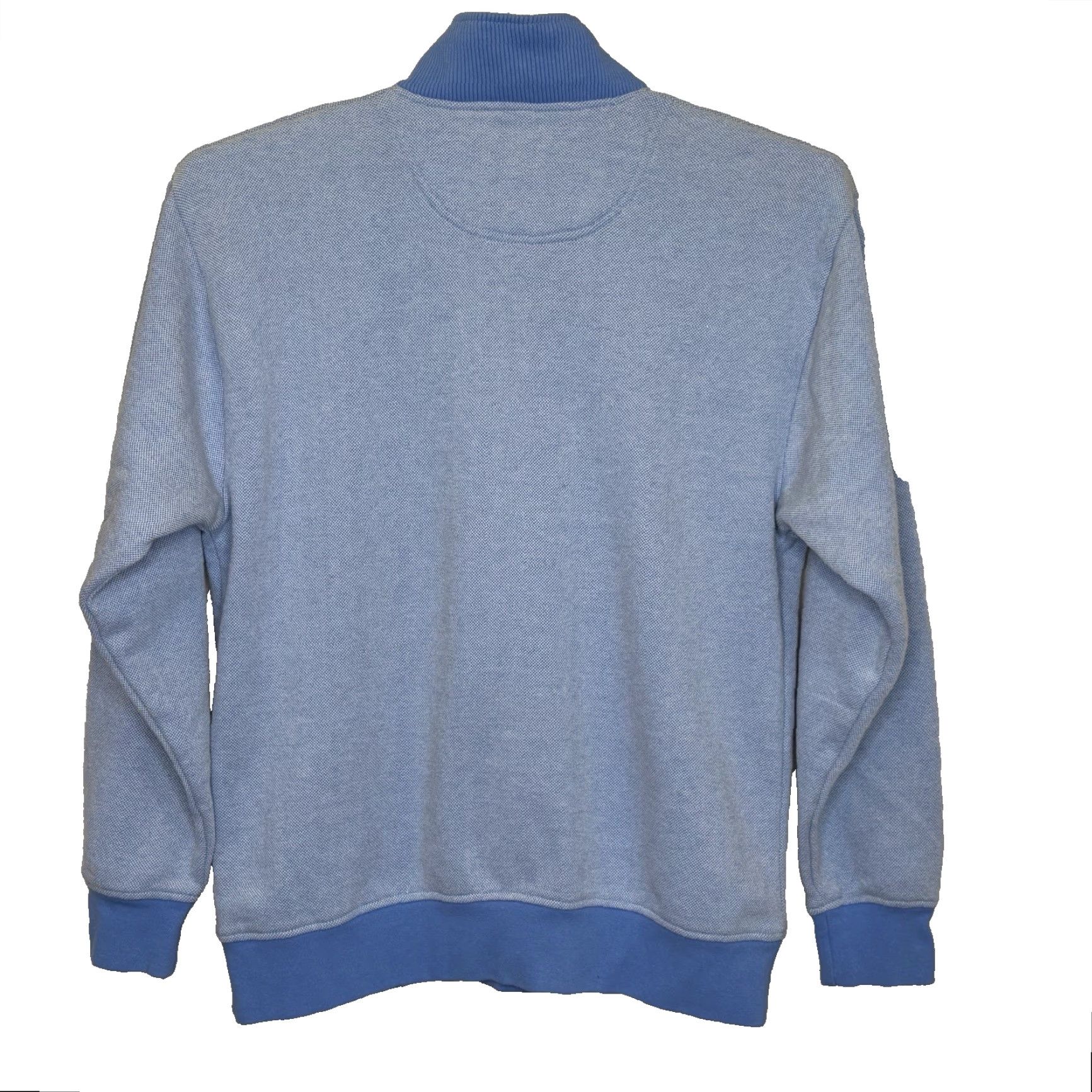 Orvis Orvis Sweater Mens Size Medium Blue Pique Knit Long Sleeve 1/4 Zip Pullover Size US M / EU 48-50 / 2 - 5 Thumbnail