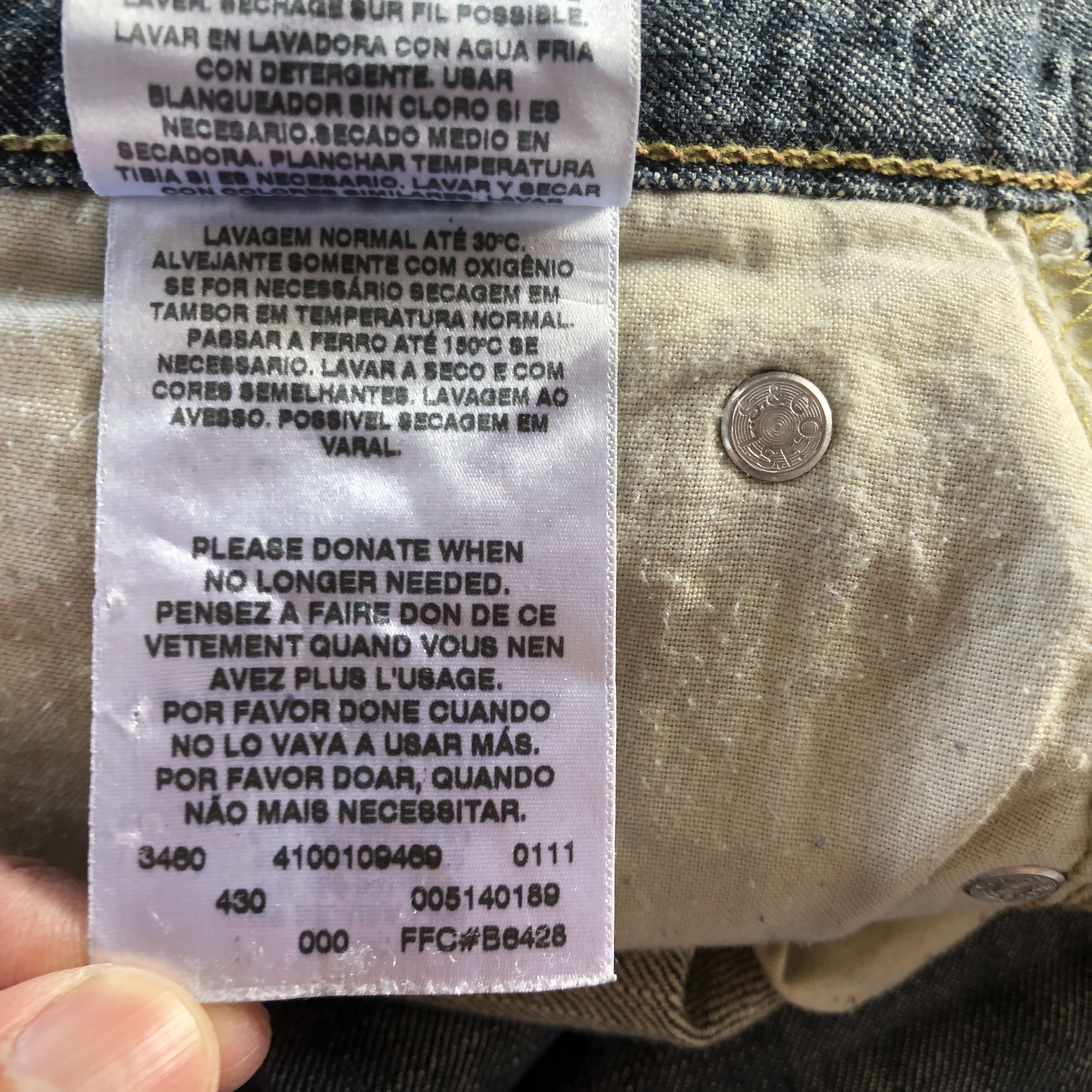 Levi's Vintage Y2K Levis 514 Dark Blue Jeans Levi's Tapered Denim Size US 40 / EU 56 - 9 Thumbnail