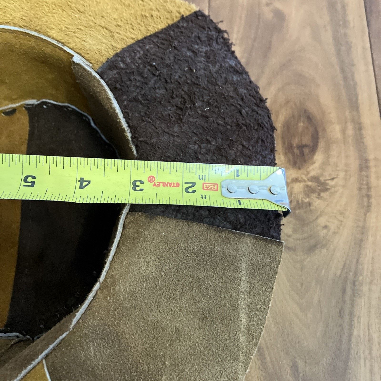 Other Vtg Suede Leather Patchwork Hat Hippie Boho 1970s Cowgirl Size ONE SIZE - 14 Thumbnail
