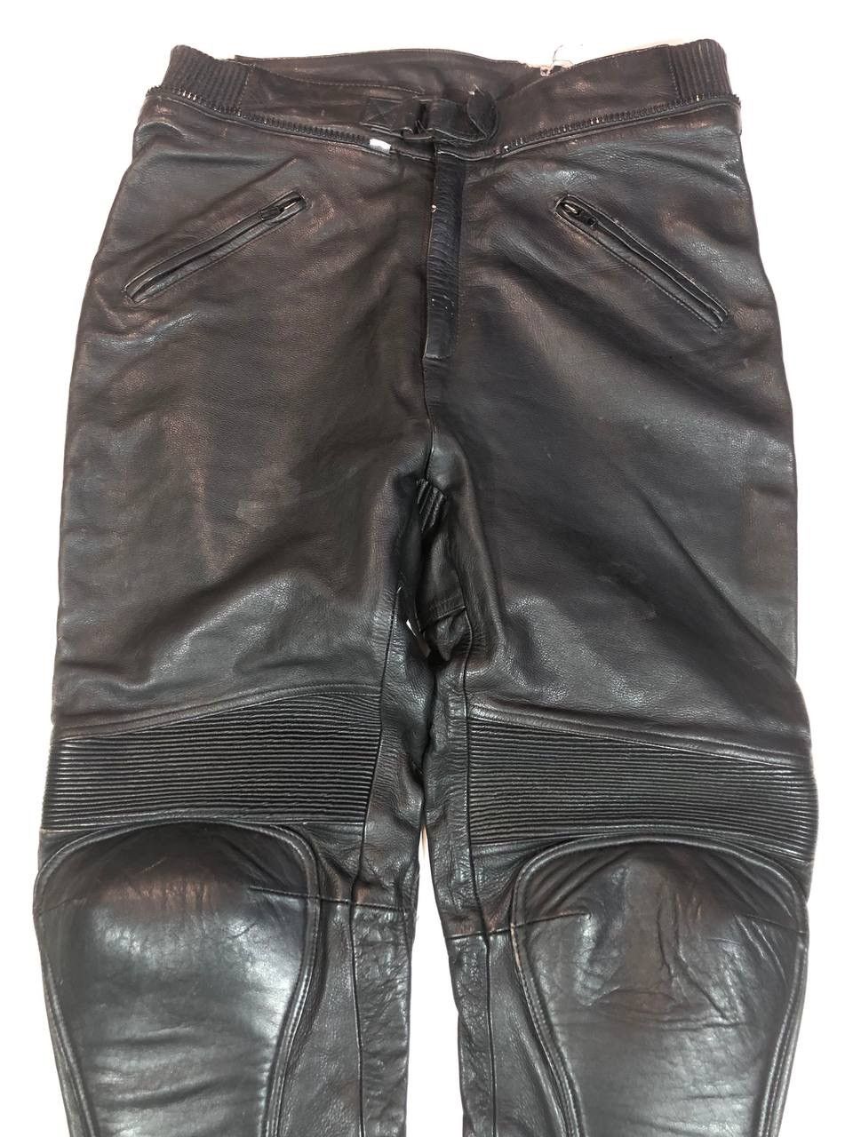 Vintage Vintage Japanese Style Leather Biker Moto Pants Size US 35 - 2 Thumbnail