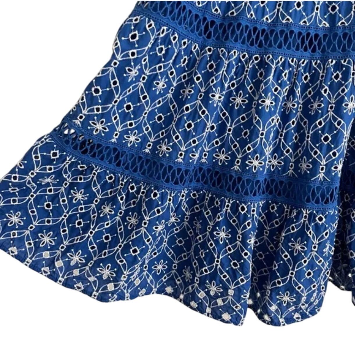 Lilly Pulitzer Lilly Pulitzer Morrie Ruffle Sleeve Blue Grotto Flutter 2 Size XS / US 0-2 / IT 36-38 - 8 Thumbnail