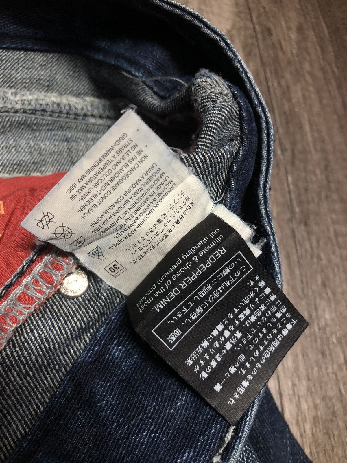 Designer × Japanese Brand Vintage Red Pepper Jeans Gold Label Japanes Brand Size 30" / US 8 / IT 44 - 21 Thumbnail